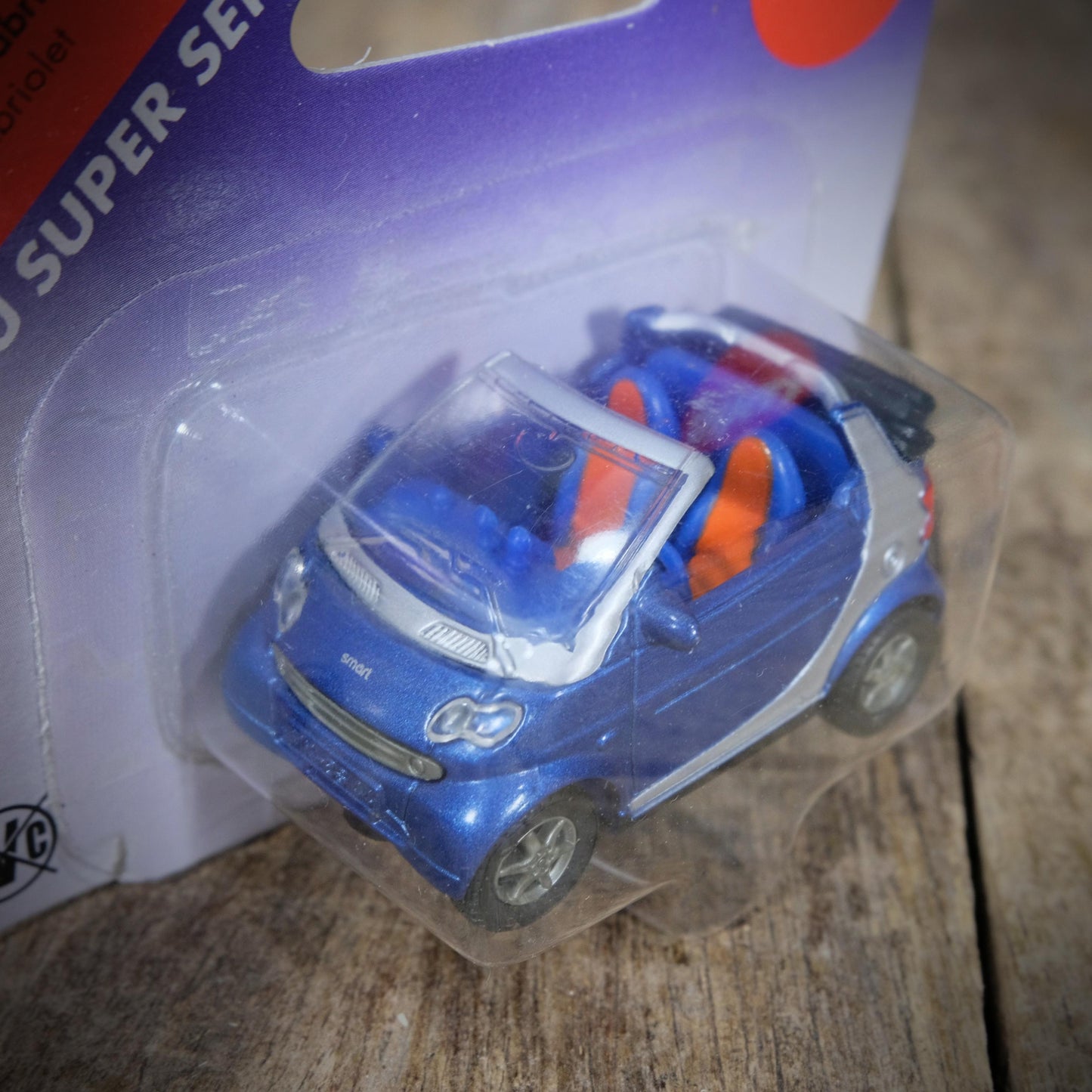 SIKU 1042 Smart Cabrio, Blue/Silver, Blisterpack