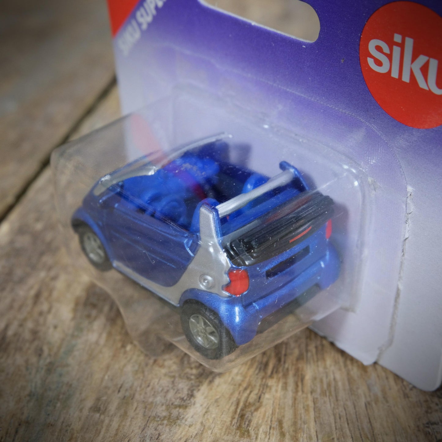 SIKU 1042 Smart Cabrio, Blue/Silver, Blisterpack