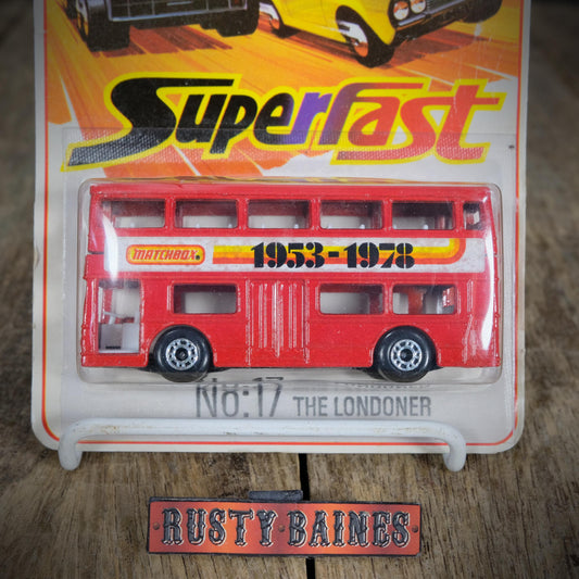 Matchbox No.17 The Londoner Double Decker Bus 1953-1978, Sealed Blister Card