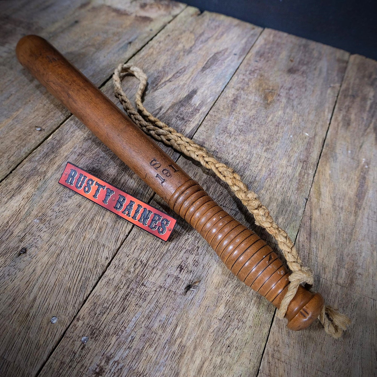 Antique Military Issue Wooden Truncheon (Police) Baton