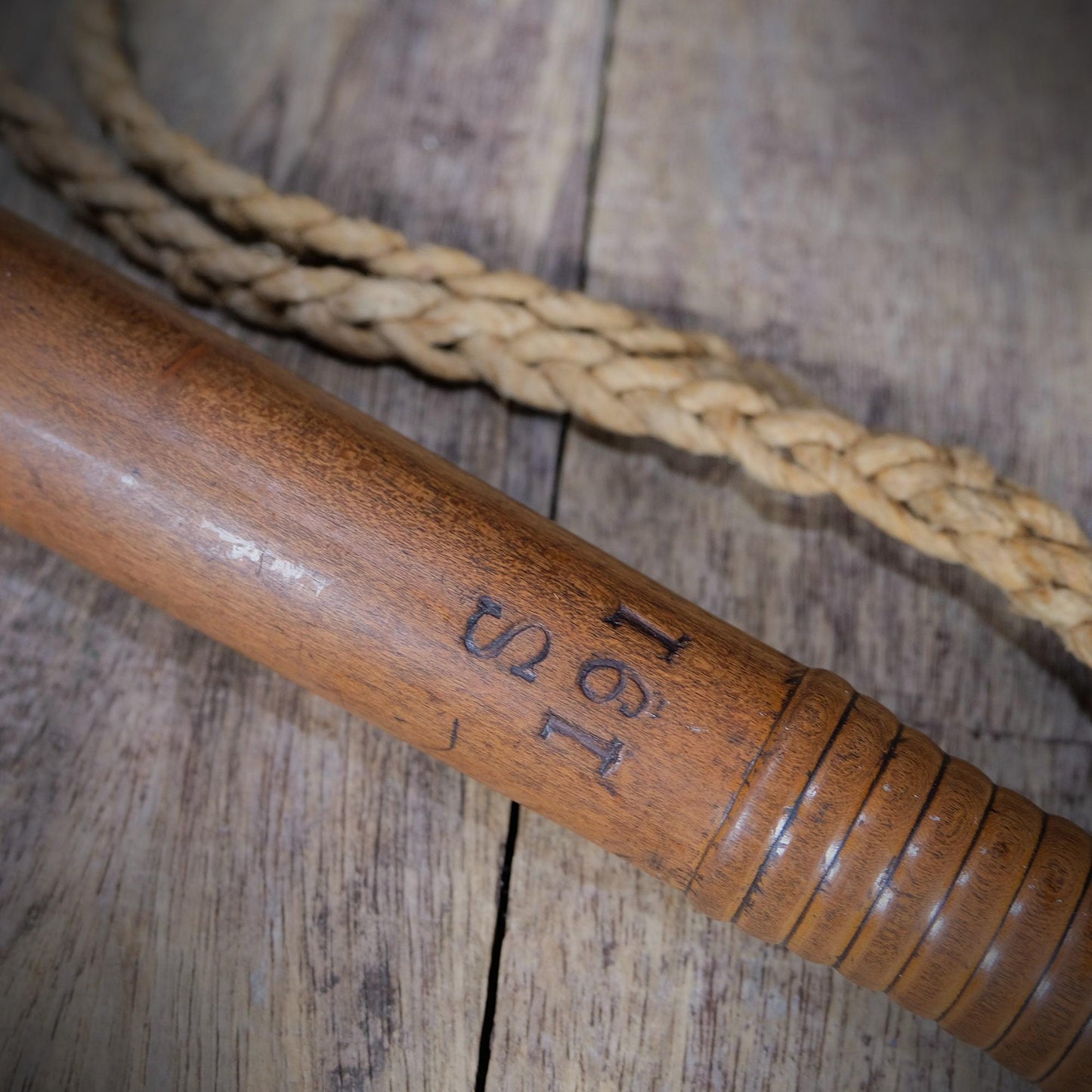 Antique Military Issue Wooden Truncheon (Police) Baton