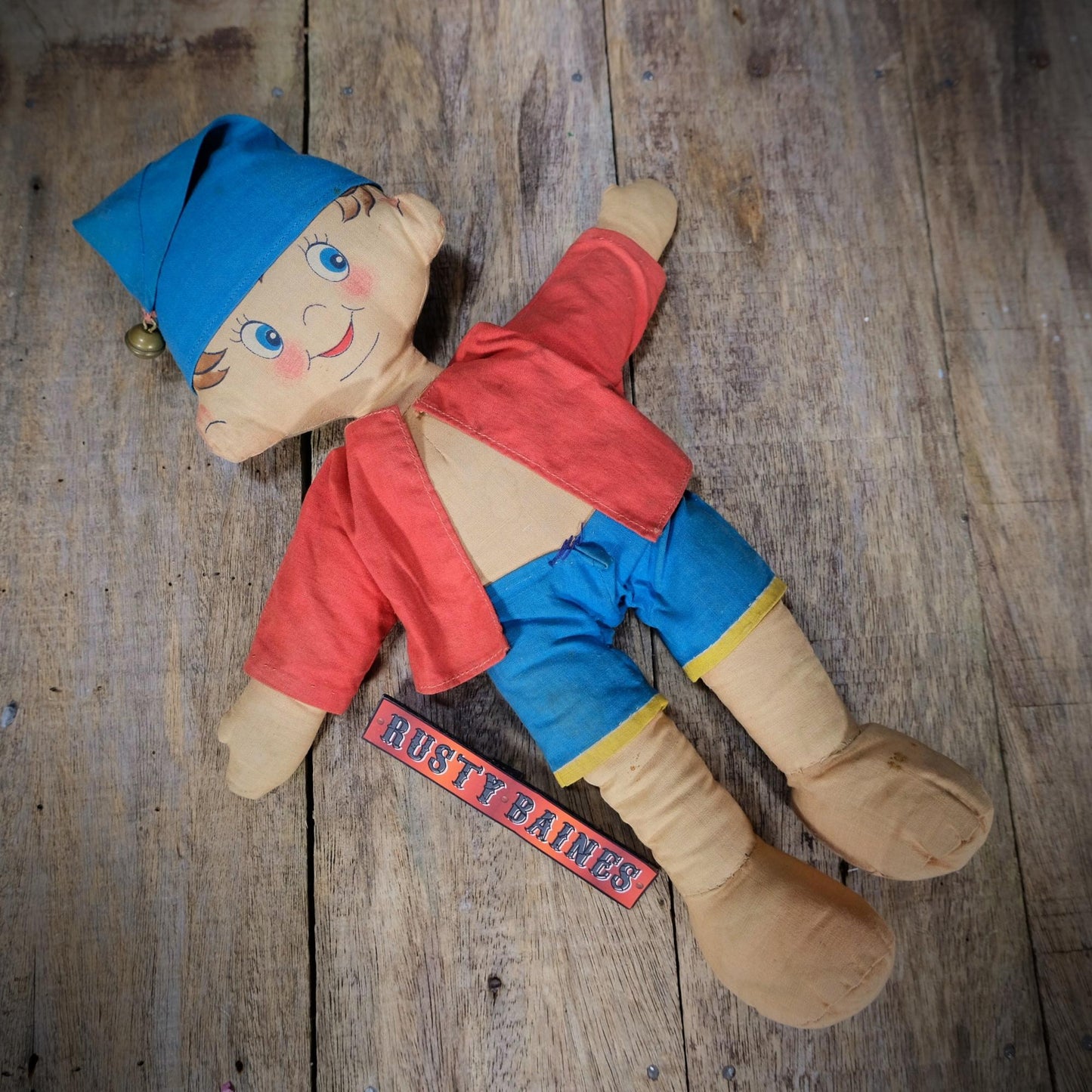 Vintage Noddy Soft Toy (distressed)