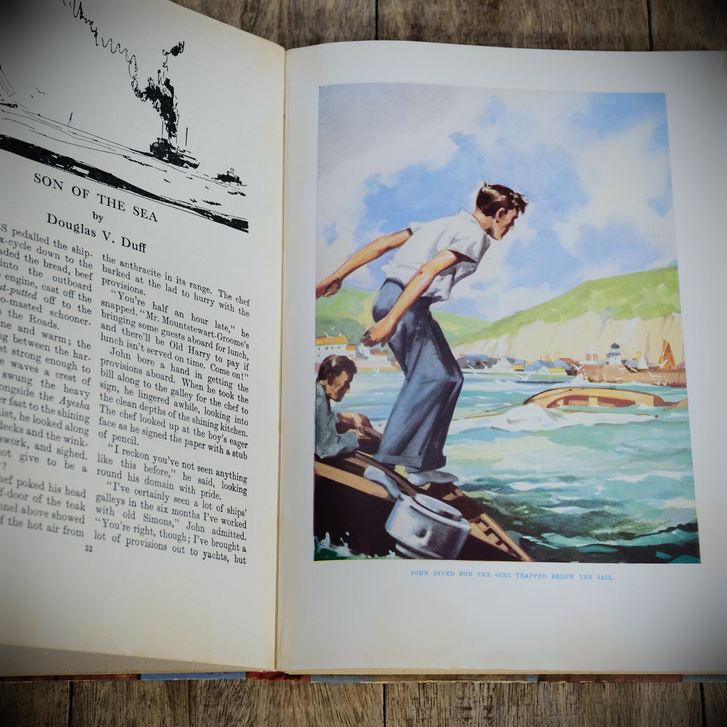 The Triumph Book for Boys, Late 1950's Children's Adventure Hardcover