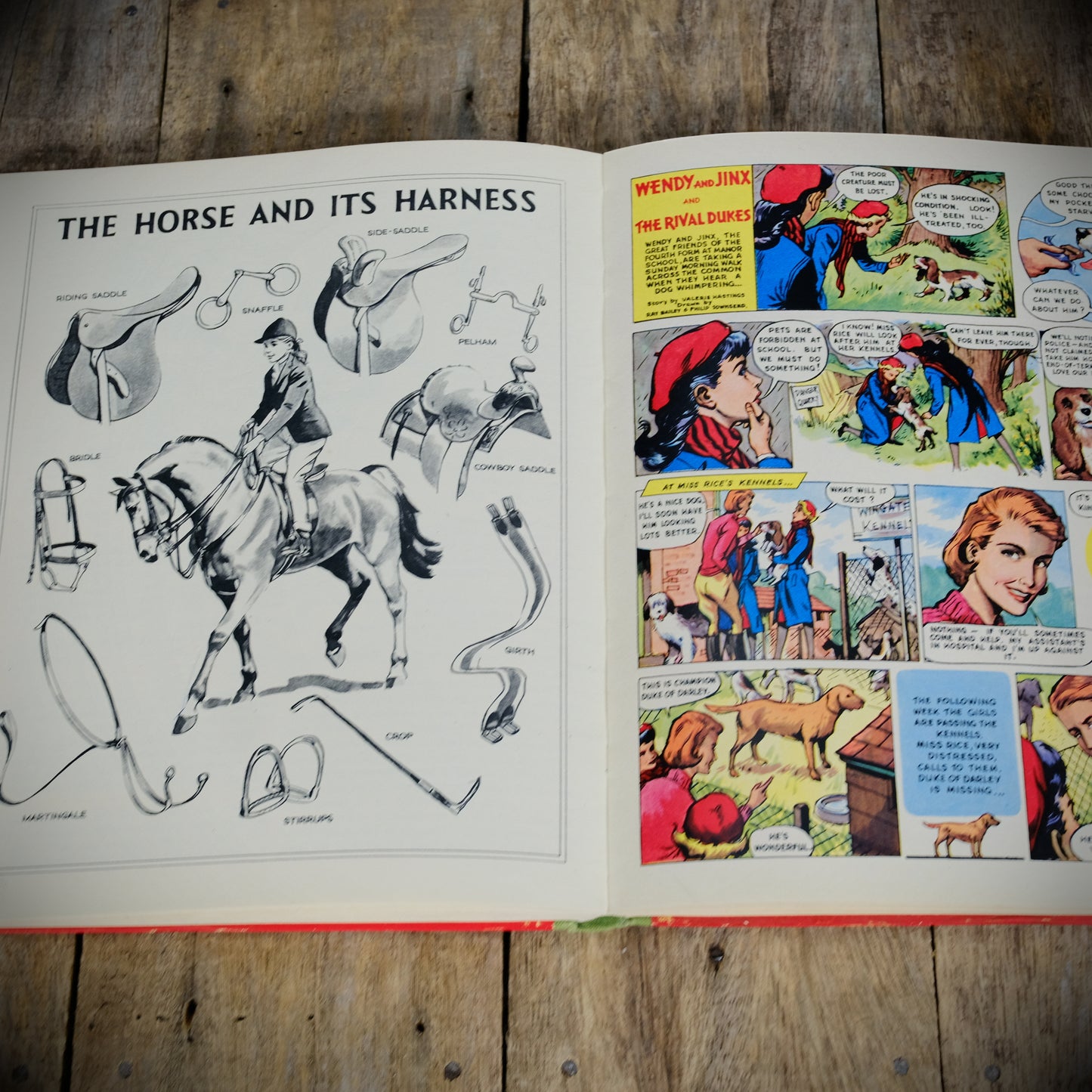 Girl Annual Number 8, Hulton Press Children's Comic Adventure Hardcover