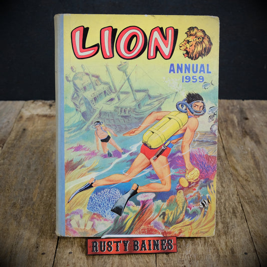 Lion Annual 1959, Fleetway Children's Comic Adventure Hardcover