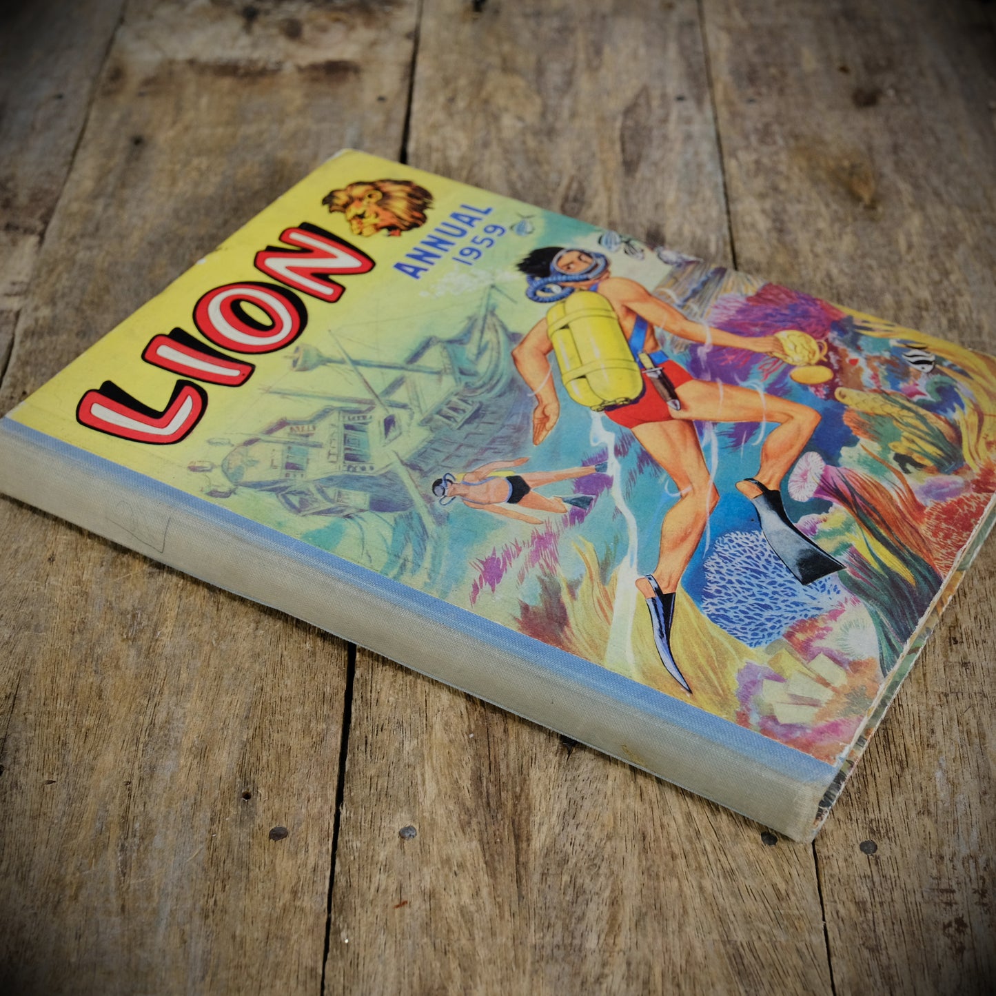 Lion Annual 1959, Fleetway Children's Comic Adventure Hardcover