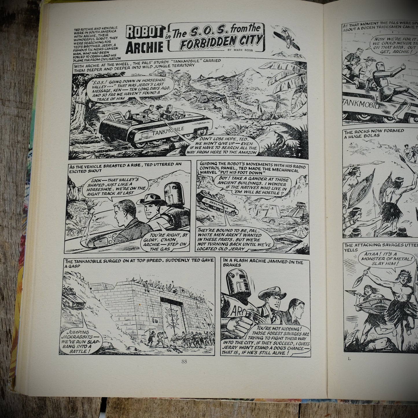 Lion Annual 1959, Fleetway Children's Comic Adventure Hardcover