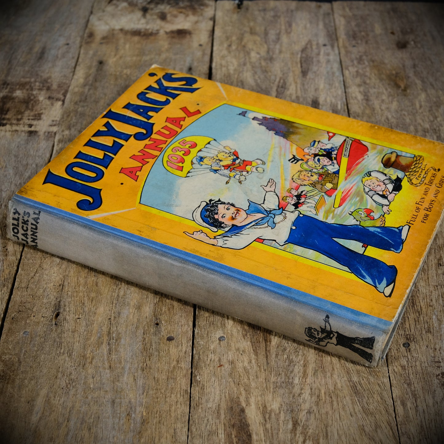 Jolly Jack's Annual 1935, Sunday Dispatch Hardcover, Pre War Children's Adventures and Comic Stories