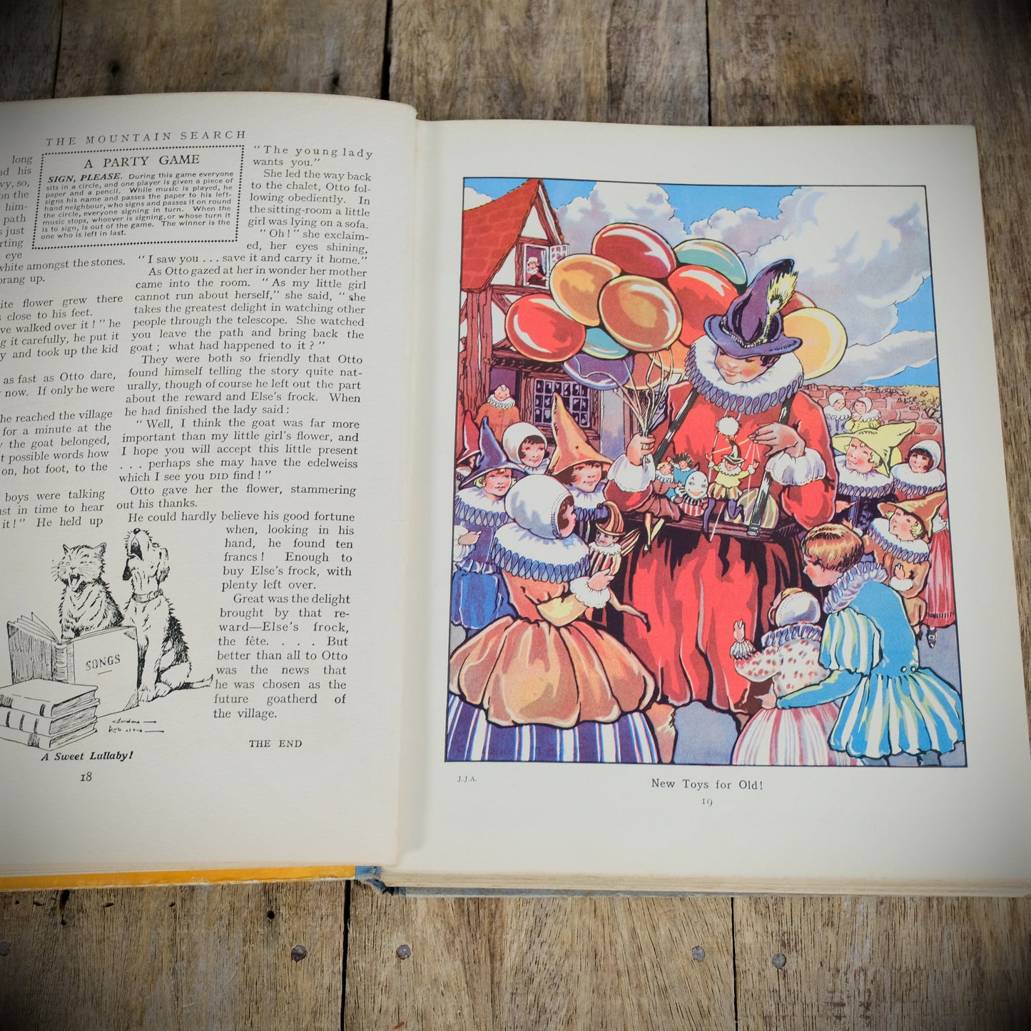 Jolly Jack's Annual 1935, Sunday Dispatch Hardcover, Pre War Children's Adventures and Comic Stories