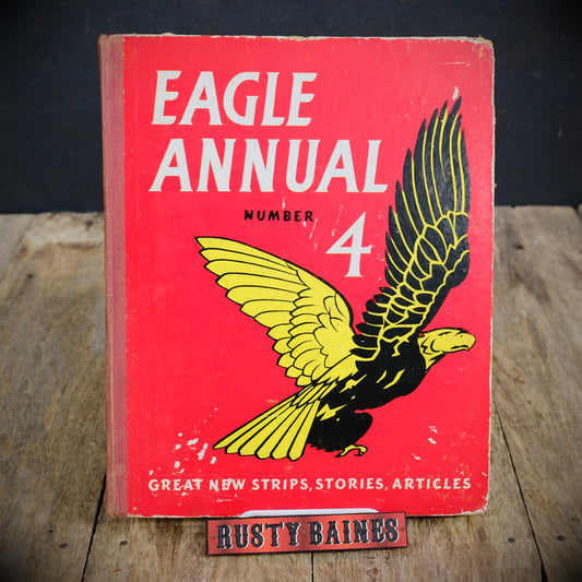 Eagle Annual #4 Circa 1954 Dan Dare, PC49, British Car Factory, Aircraft Recognition