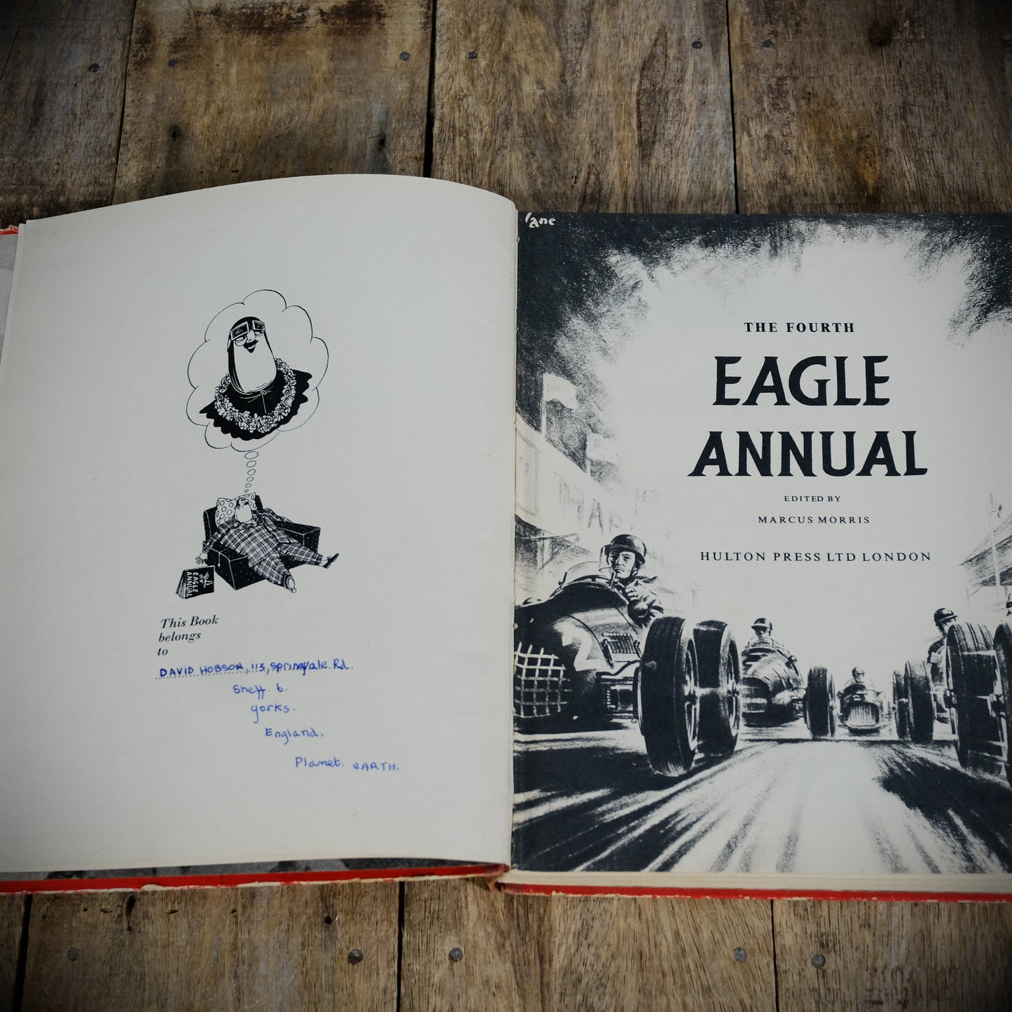 Eagle Annual #4 Circa 1954 Dan Dare, PC49, British Car Factory, Aircraft Recognition