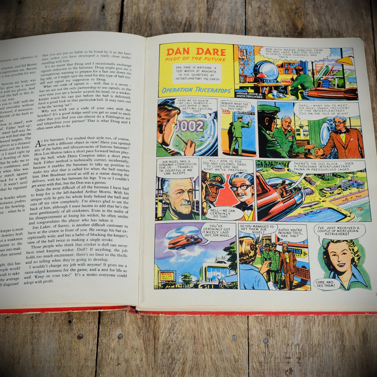 Eagle Annual #4 Circa 1954 Dan Dare, PC49, British Car Factory, Aircraft Recognition