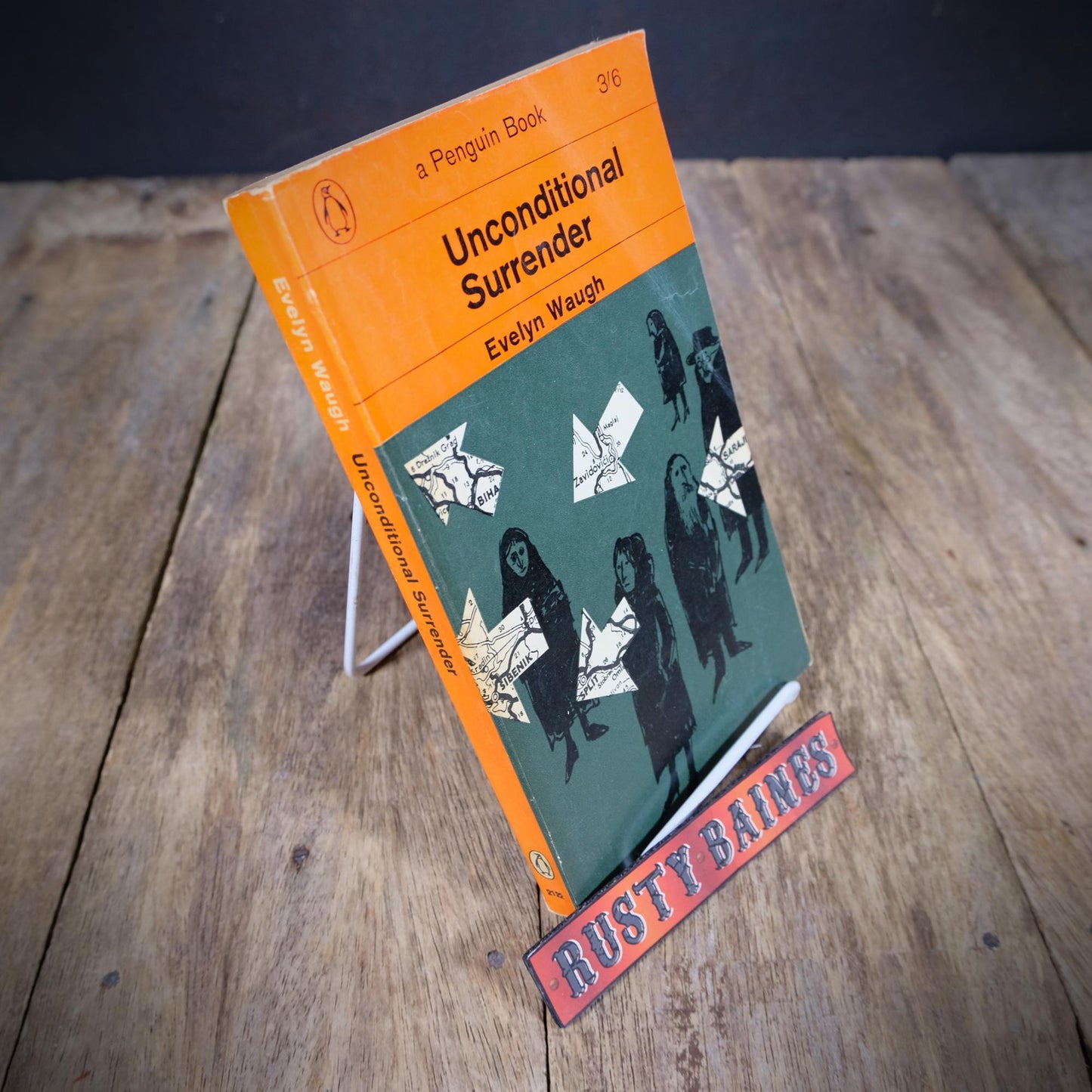 Vintage Penguin Paperback, Unconditional Surrender, Evelyn Waugh, 1965