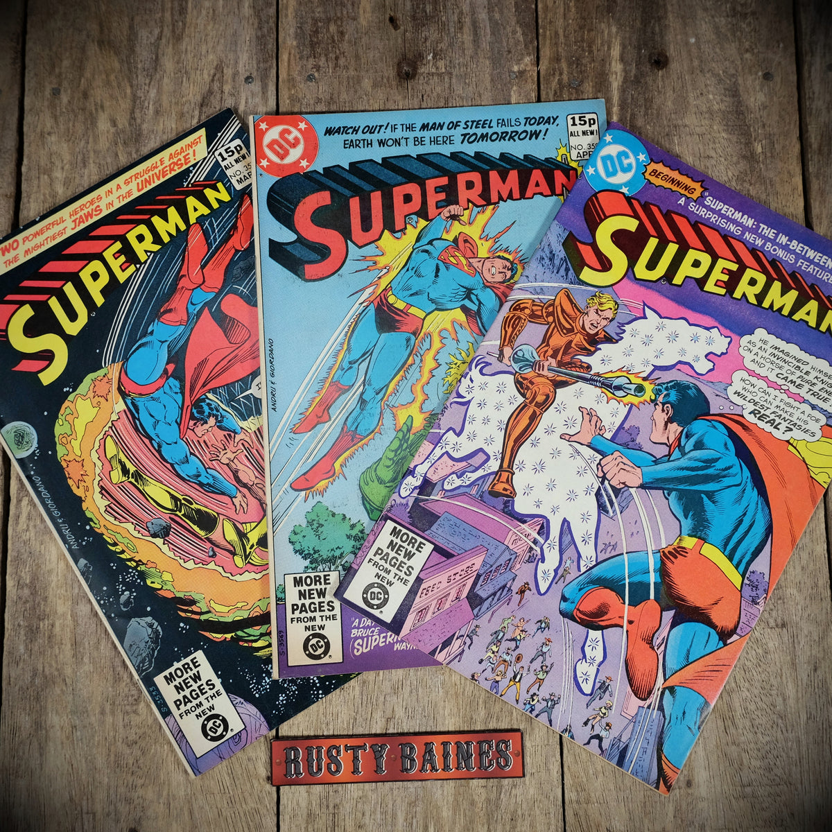 DC Comic, Superman #357, 358, 359, 1981
