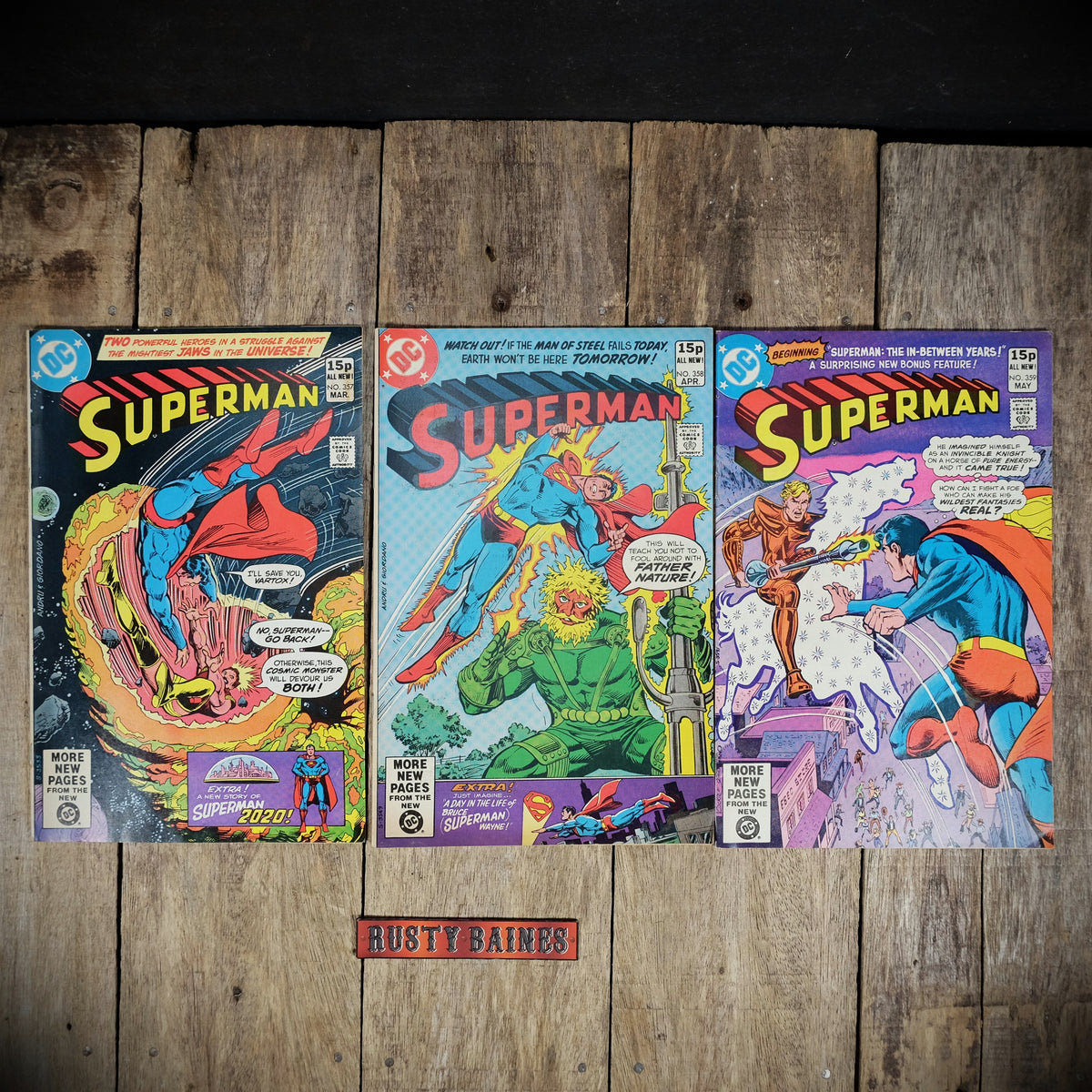 DC Comic, Superman #357, 358, 359, 1981