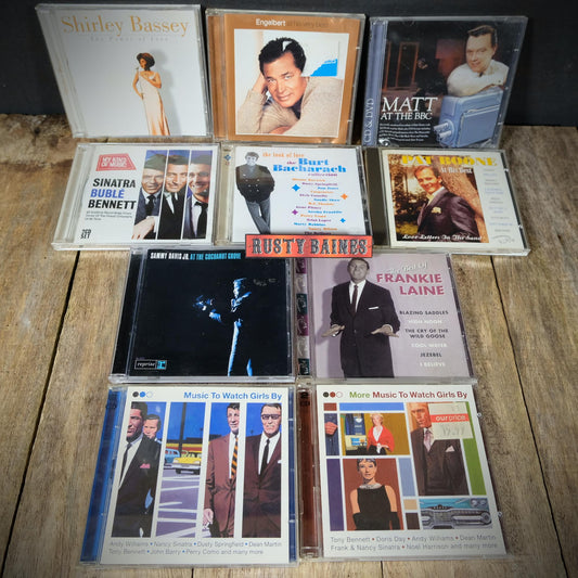 Job Lot Bundle of 10 Swing/Vocalist Albums, Shirley Bassey Etc