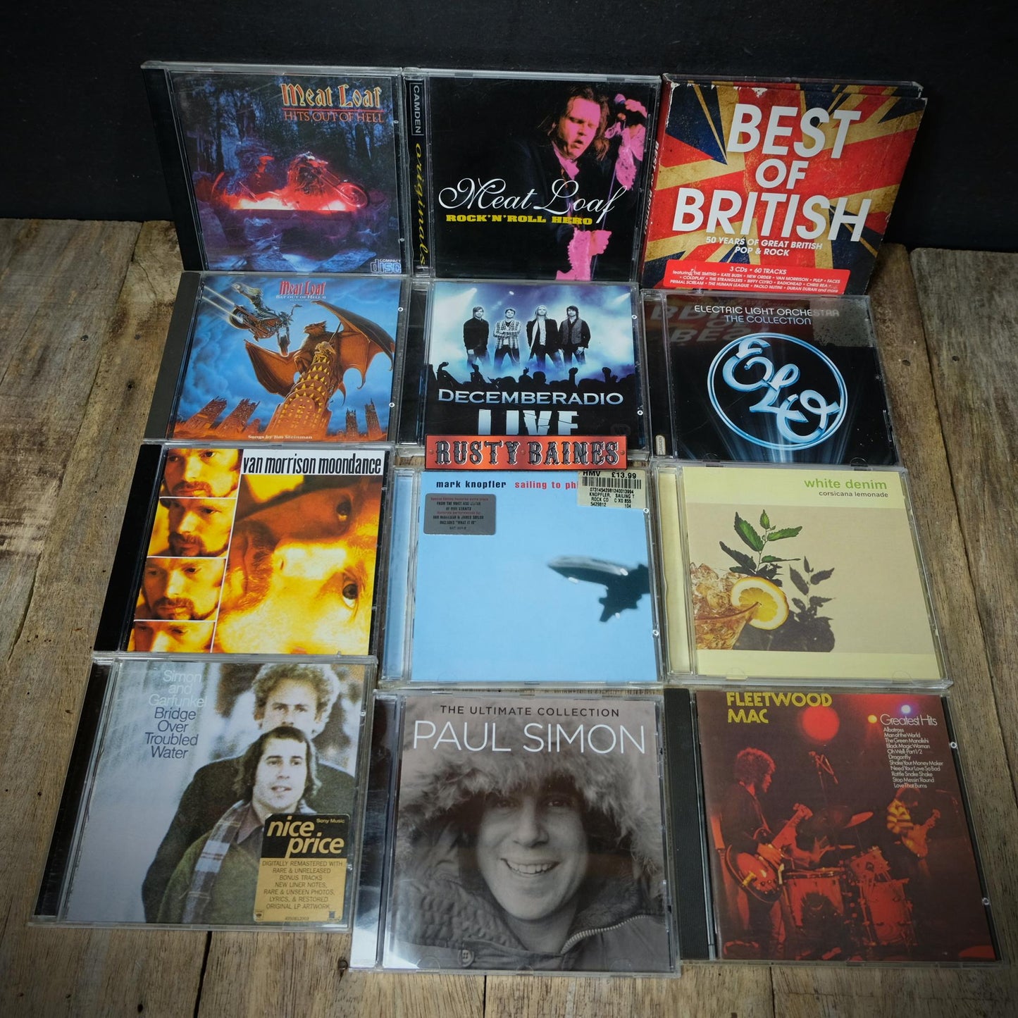 Job Lot Bundle of 12 CD Albums, Rock, Meat Loaf, Fleetwood Mac Etc