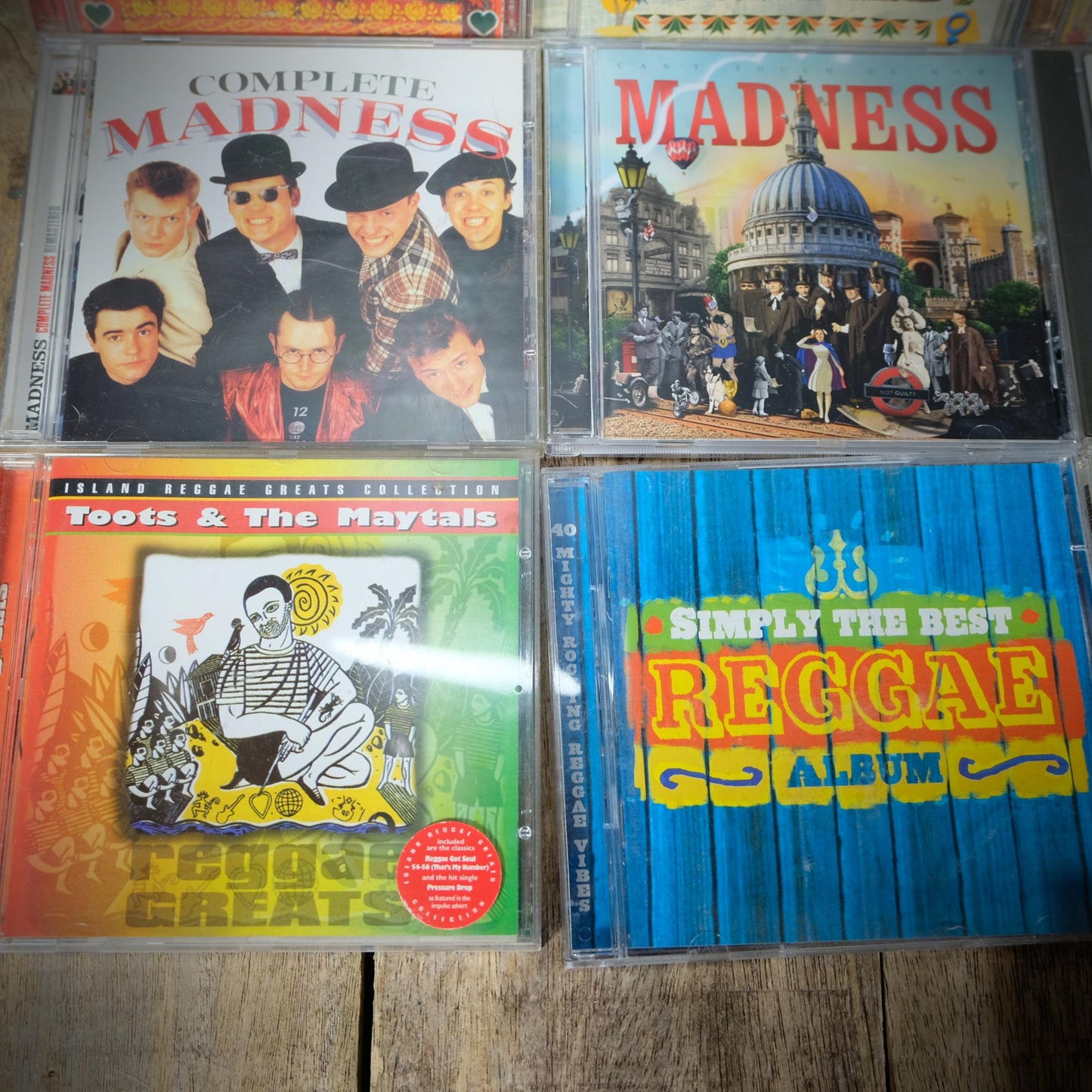 Job Lot Bundle of 10 CD Albums, Reggae/Ska/Trojan, Madness Etc