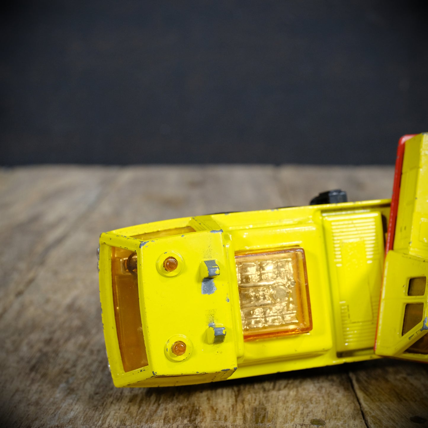 Used Vintage Matchbox Super Kings K-12 Hercules Mobile Crane, Yellow, 1974