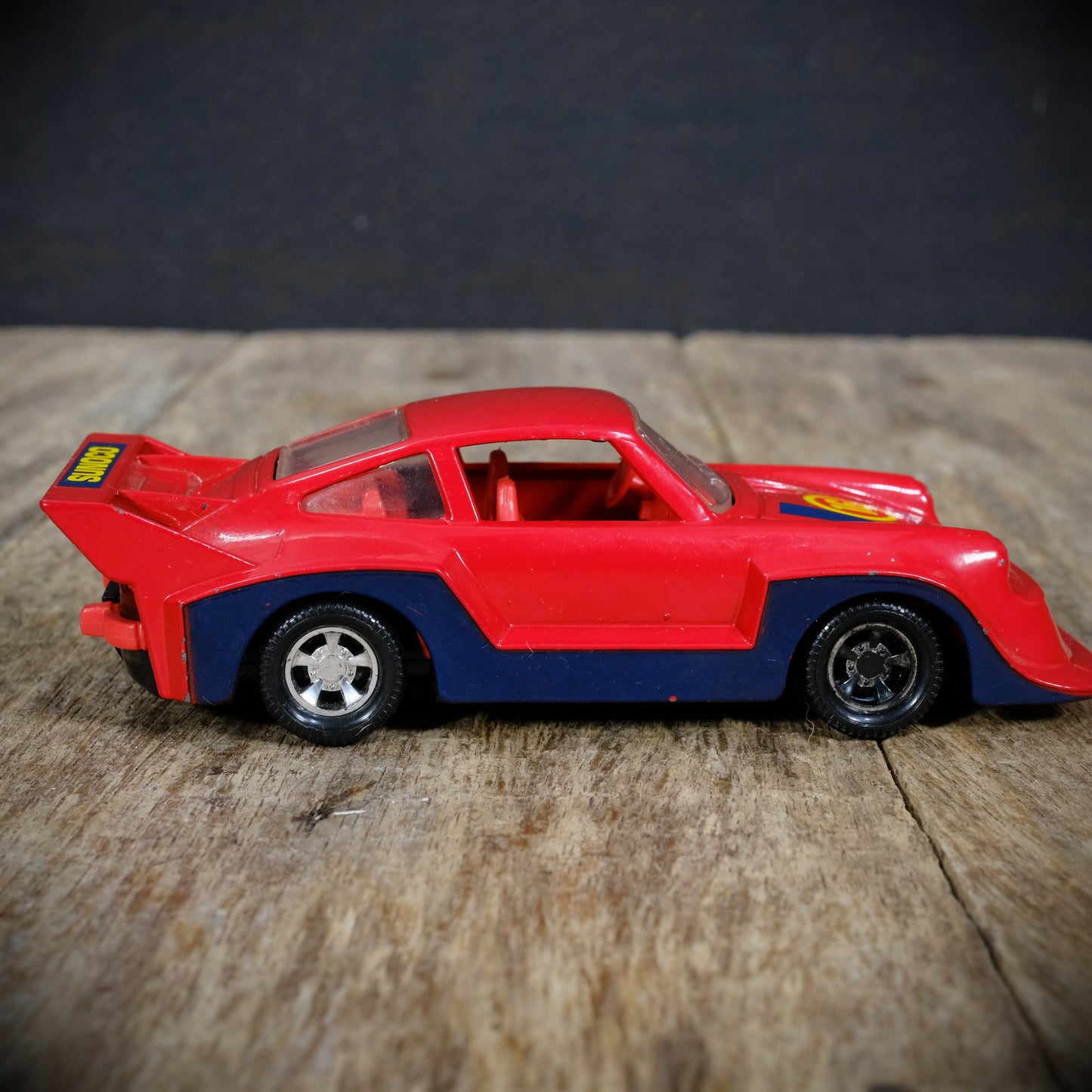 Used Vintage Matchbox Super Kings K101 Racing Porsche, Sunoco, Red