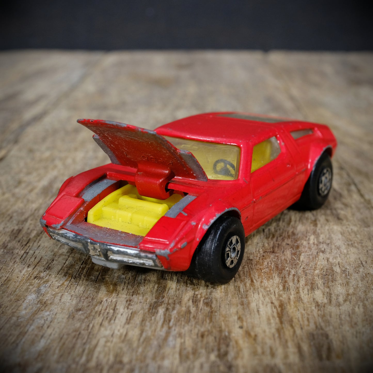 Used Vintage Matchbox K-56 Maserati Bora, 1975, SuperKings, Red