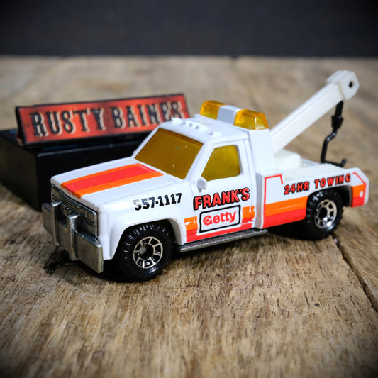 Used Vintage Matchbox GMC Wrecker 1987, Tow Truck