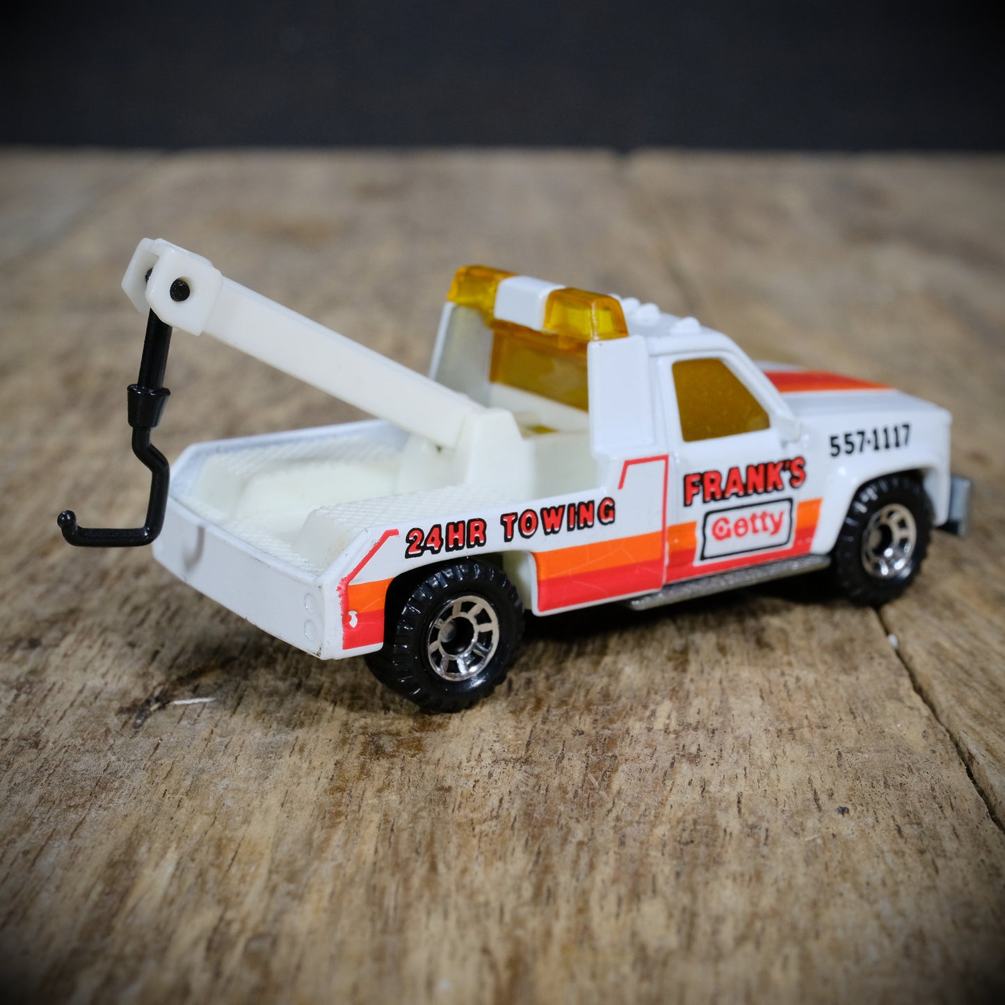 Used Vintage Matchbox GMC Wrecker 1987, Tow Truck
