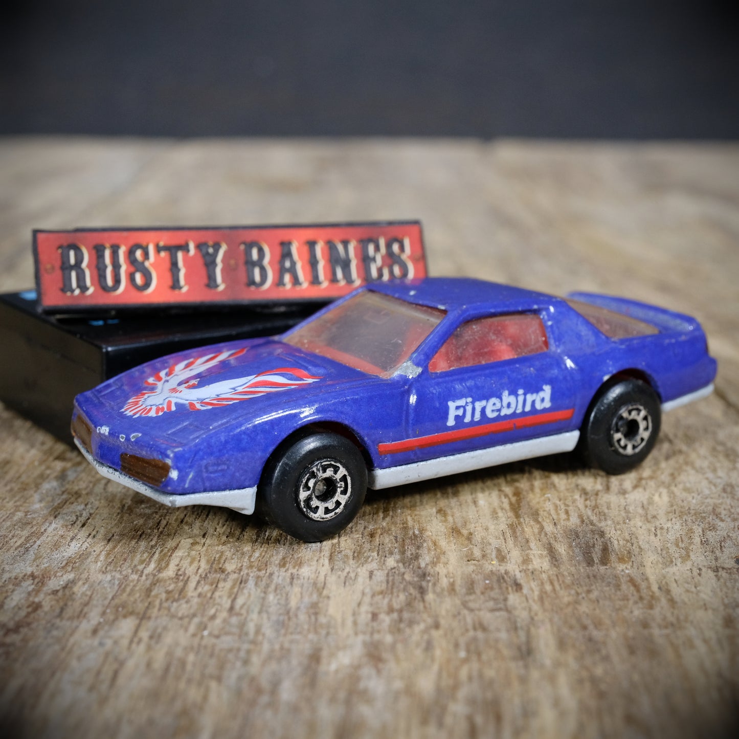 Used Vintage Matchbox Pontiac Firebird 1982, Purple