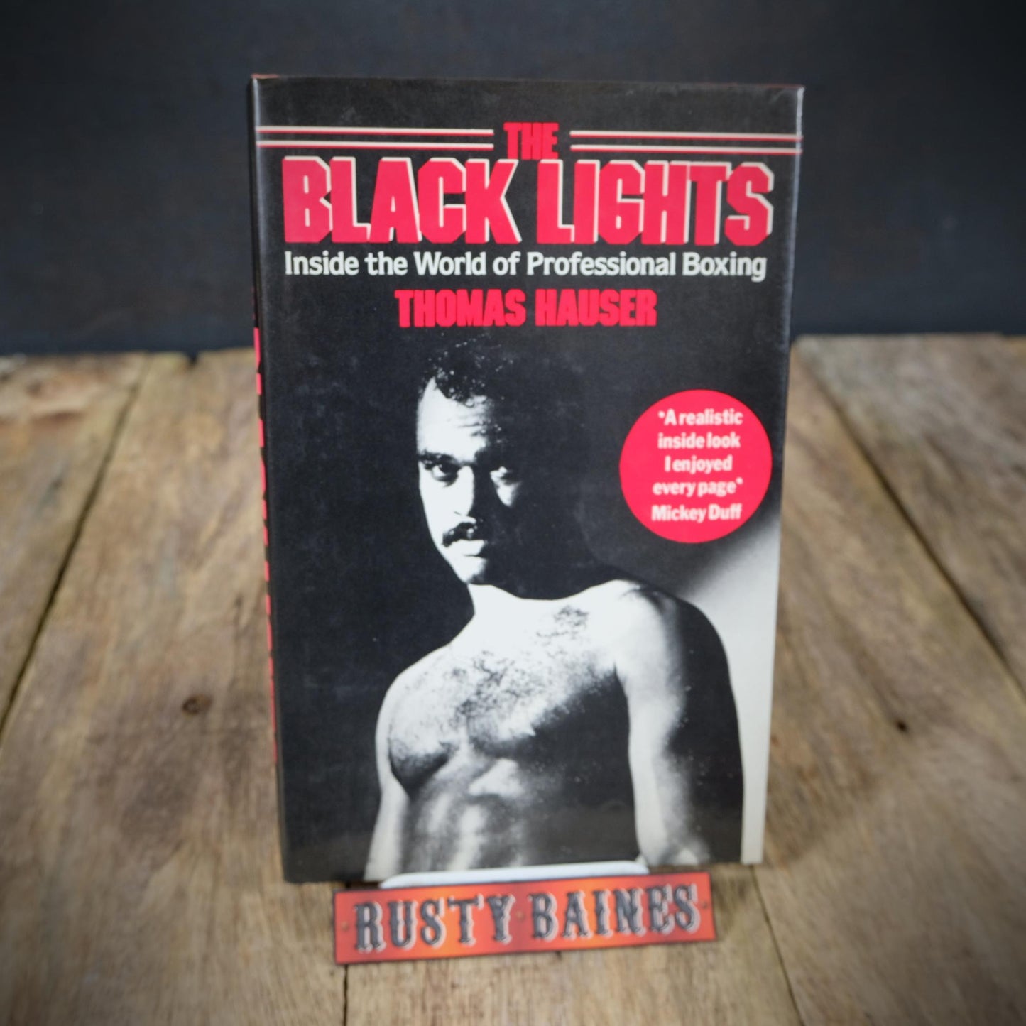 The Black Lights, Boxing, Thomas Hauser, 1987 Hardcover