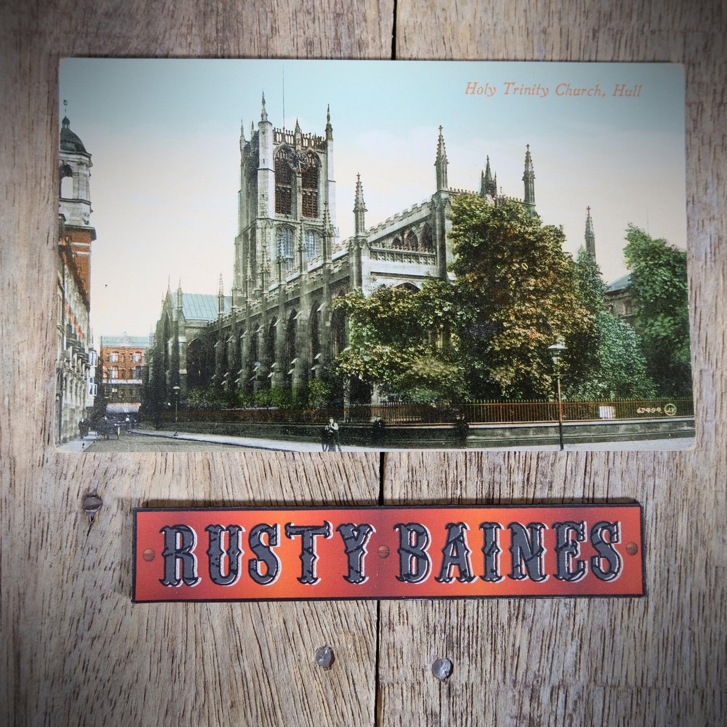 Original Postcard, Hull Holy Trinity Church, East Yorkshire, Printed