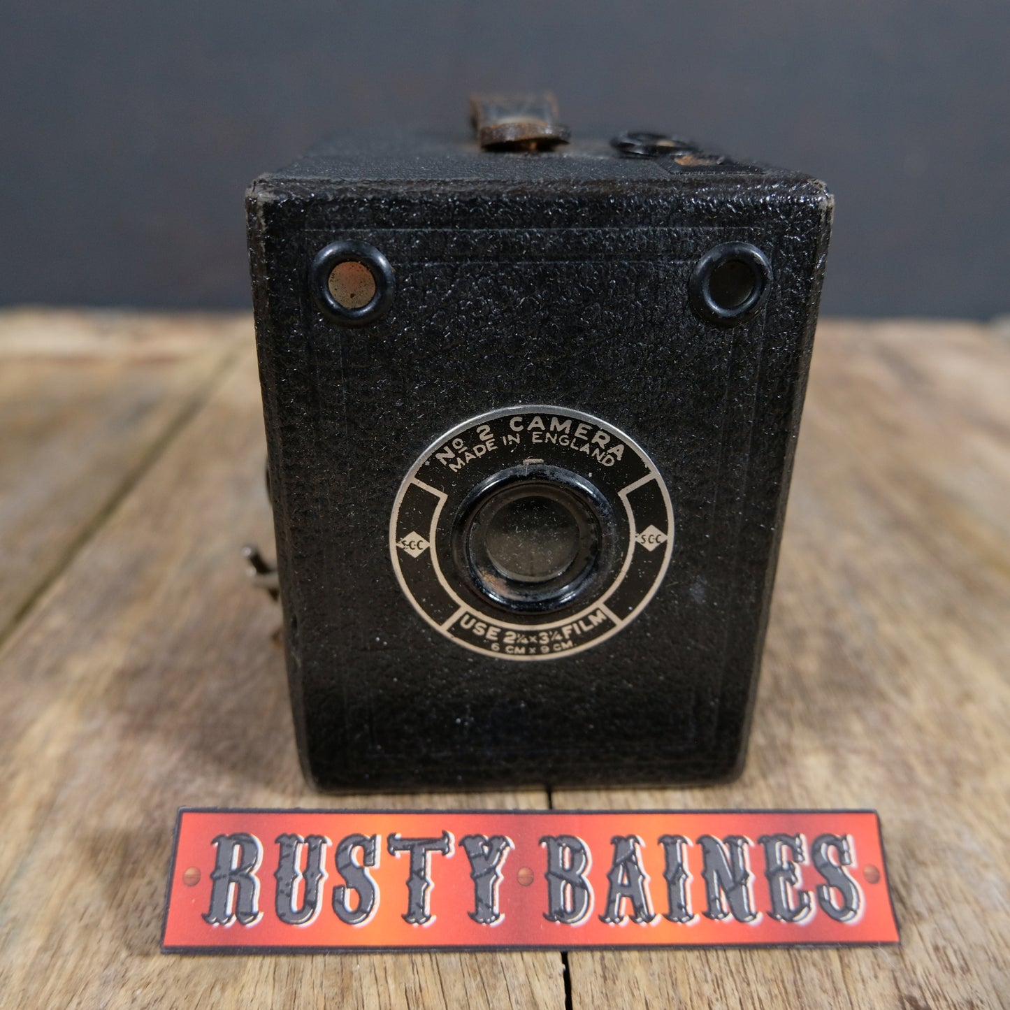 Vintage No.2 Standard Camera Company SCC Box Camera, 6x9cm Film