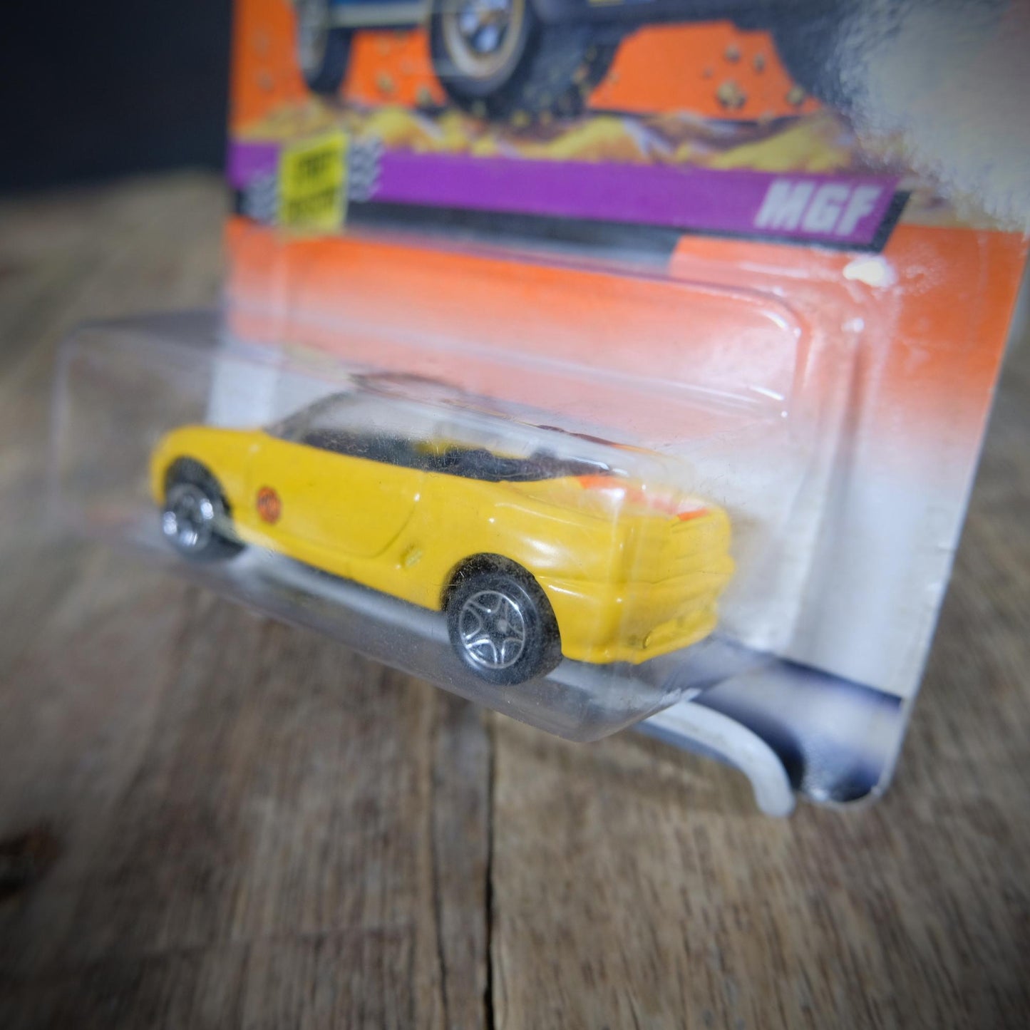 Matchbox MG MGF, Yellow Carded, 1997