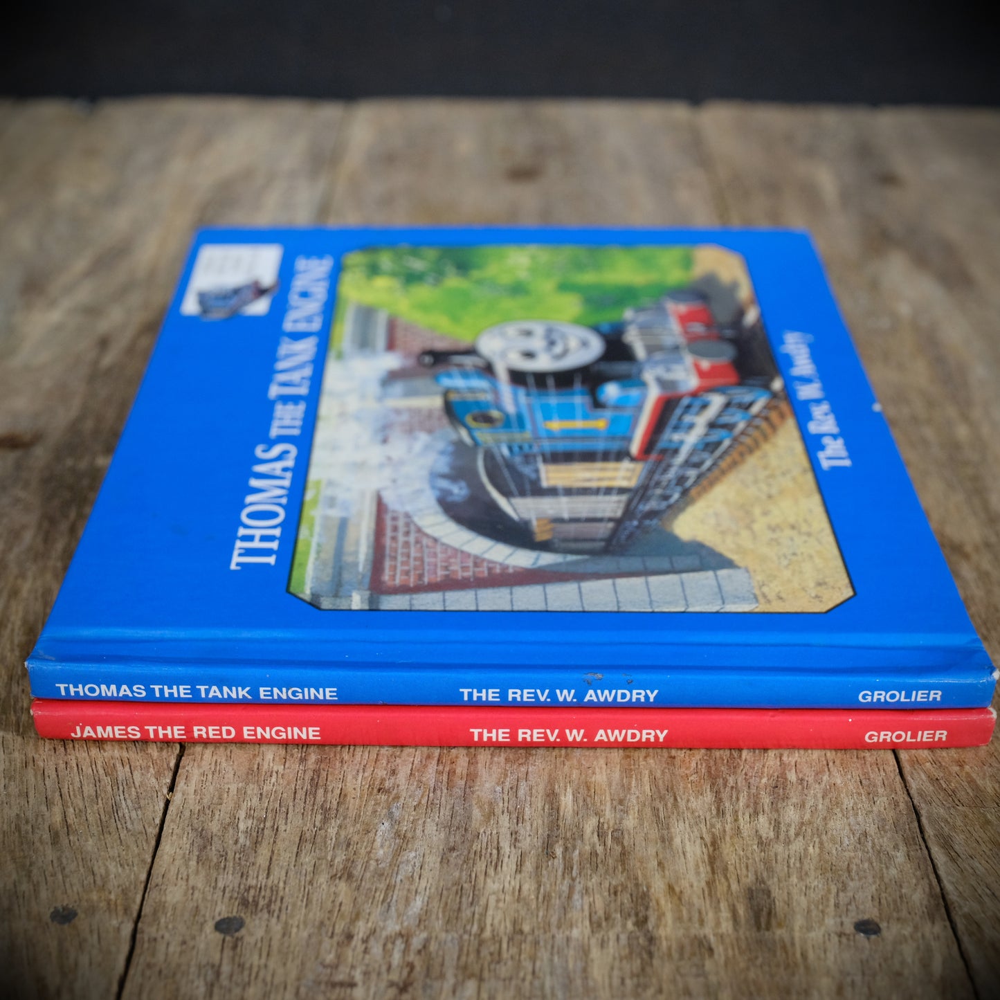 James the Red Engine & Thomas the Tank Engine, Book Club Edition Hardcovers, 1994, The Rev W. Awdry