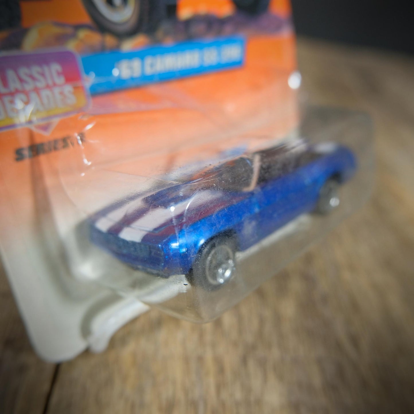 Matchbox '69 Chevy Camaro SS 396, Blue. Carded, 1998