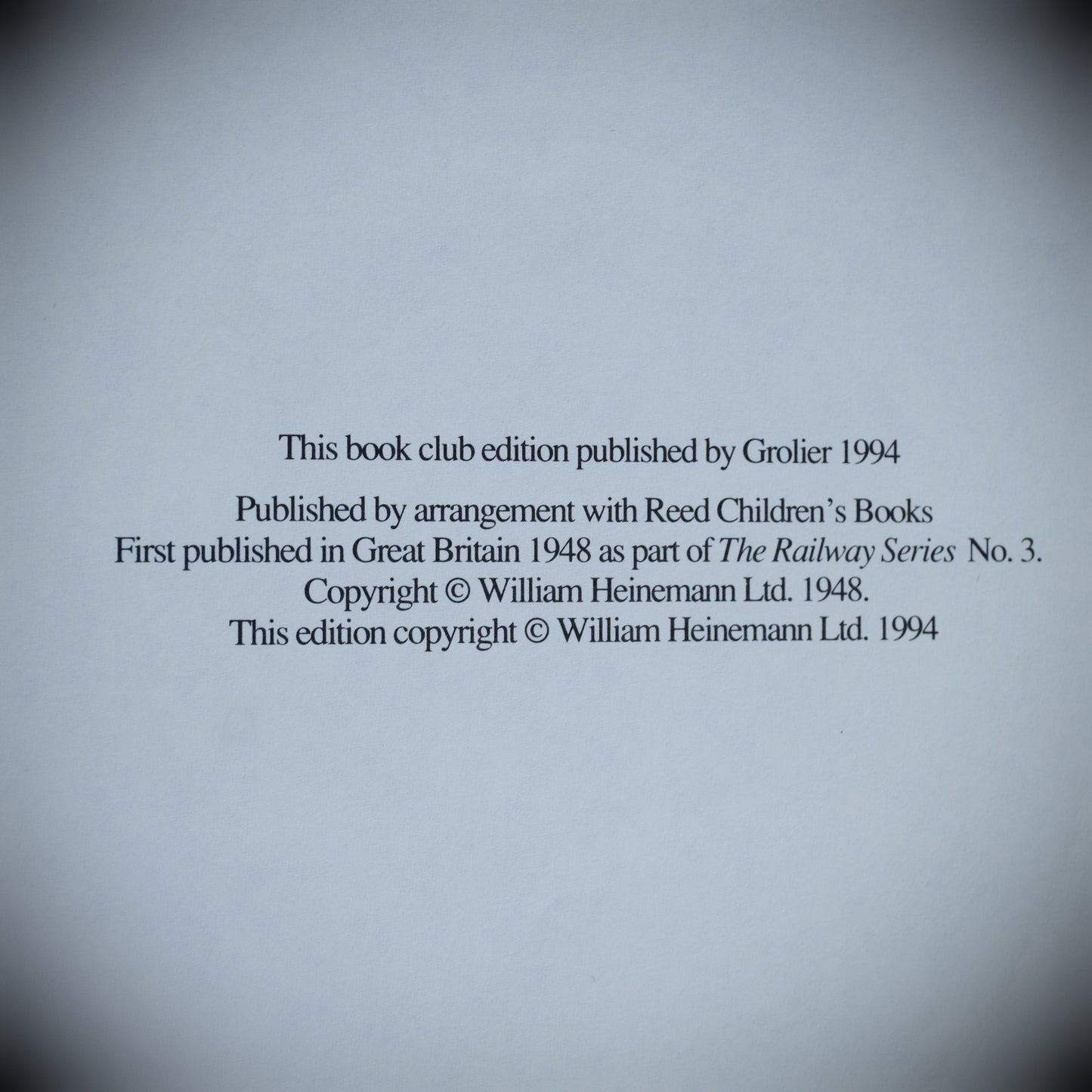 James the Red Engine & Thomas the Tank Engine, Book Club Edition Hardcovers, 1994, The Rev W. Awdry