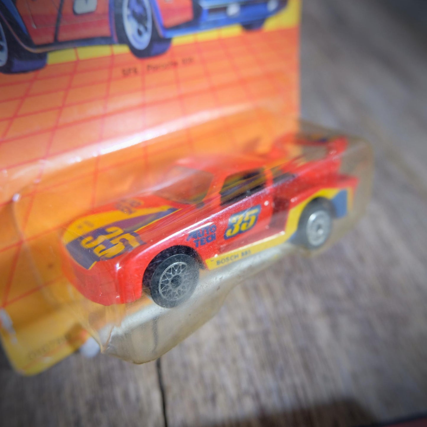 Matchbox SF6 Porsche 935, Red/Multi, Carded, 1985