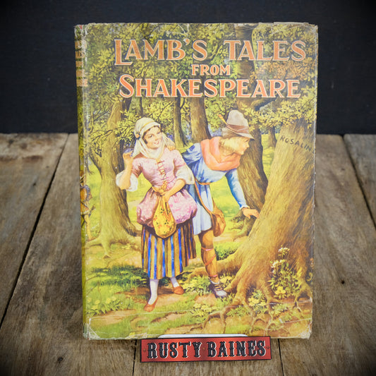 Vintage Children's Book, Lamb's Tales from Shakespeare, Birn Brothers Undated Hardcover