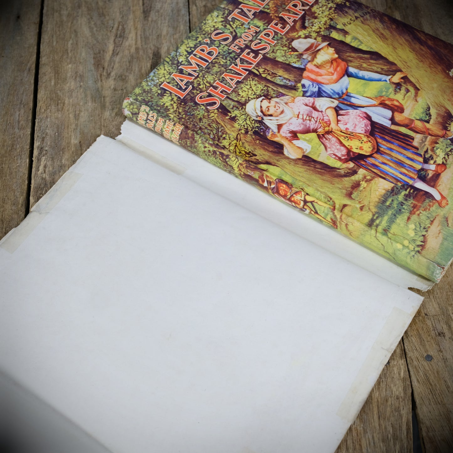 Vintage Children's Book, Lamb's Tales from Shakespeare, Birn Brothers Undated Hardcover