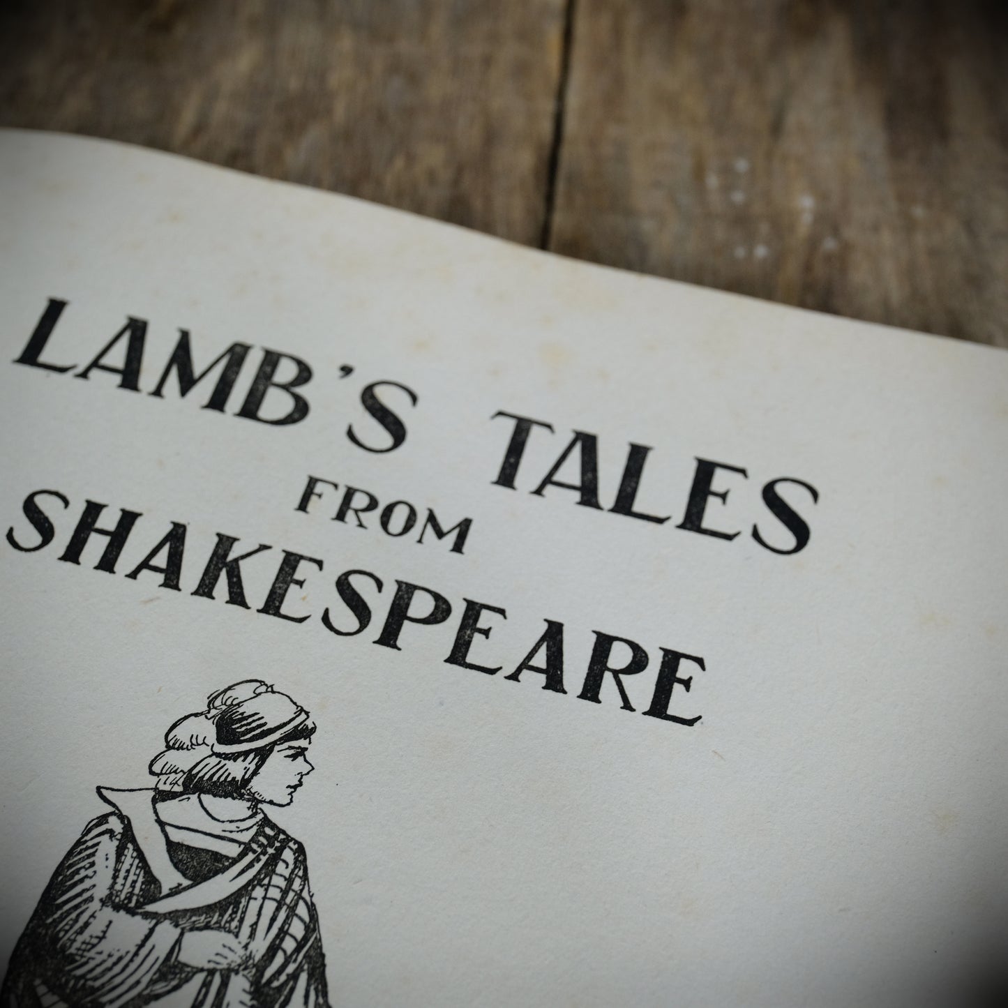 Vintage Children's Book, Lamb's Tales from Shakespeare, Birn Brothers Undated Hardcover