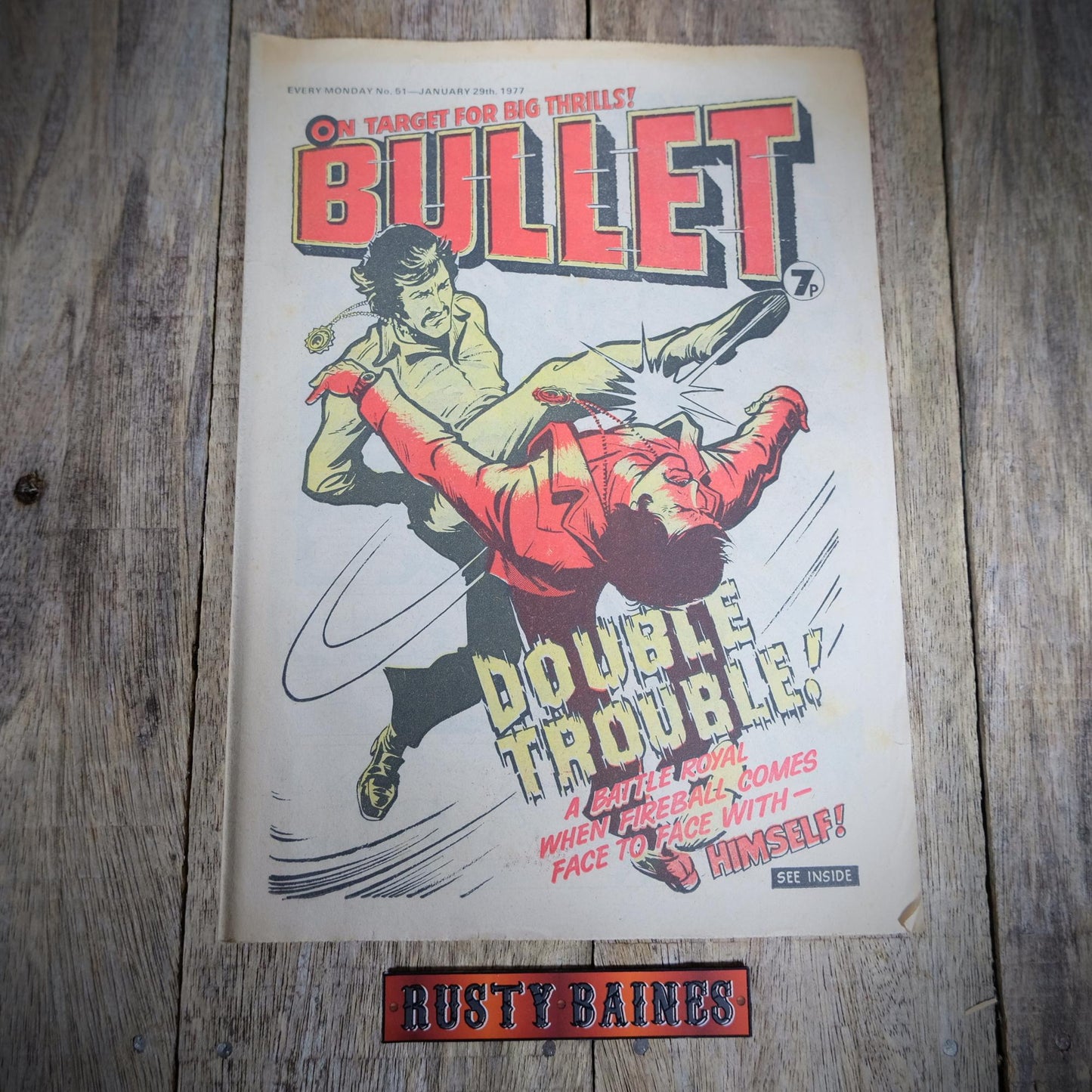 British DC Thomson Comic, Bullet #51 January 29th 1977