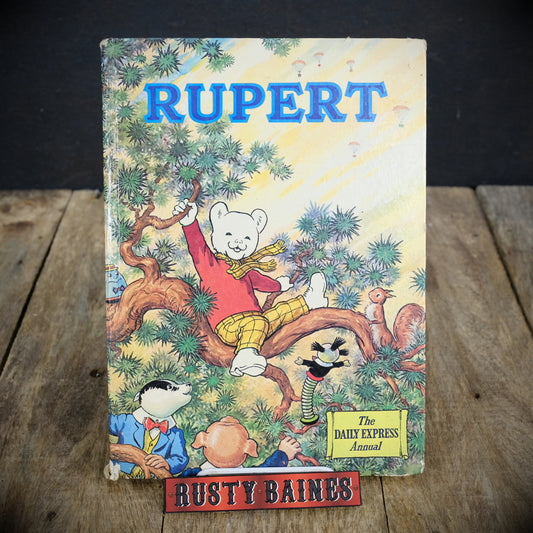 Vintage Daily Express Rupert Annual 1973, Hardcover Annual