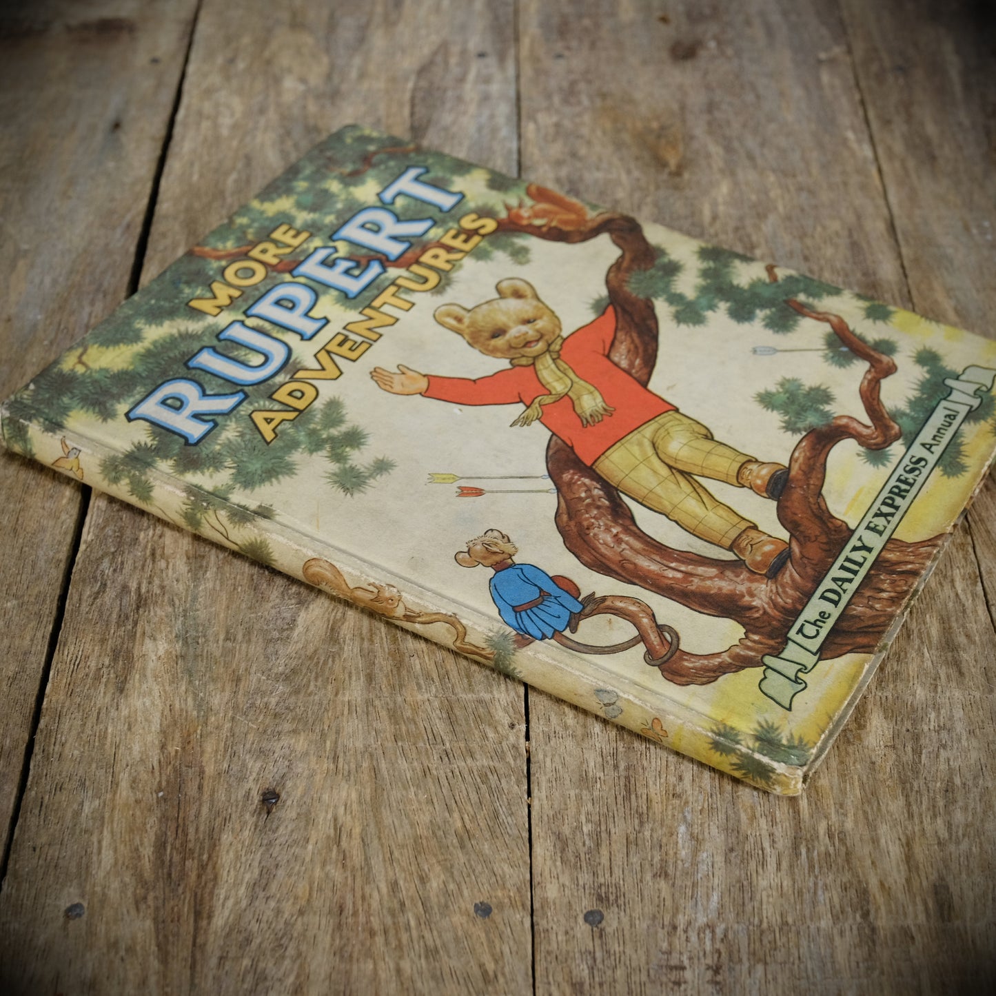 Vintage Daily Express More Rupert Adventures 1952, Bear, Hardcover Annual