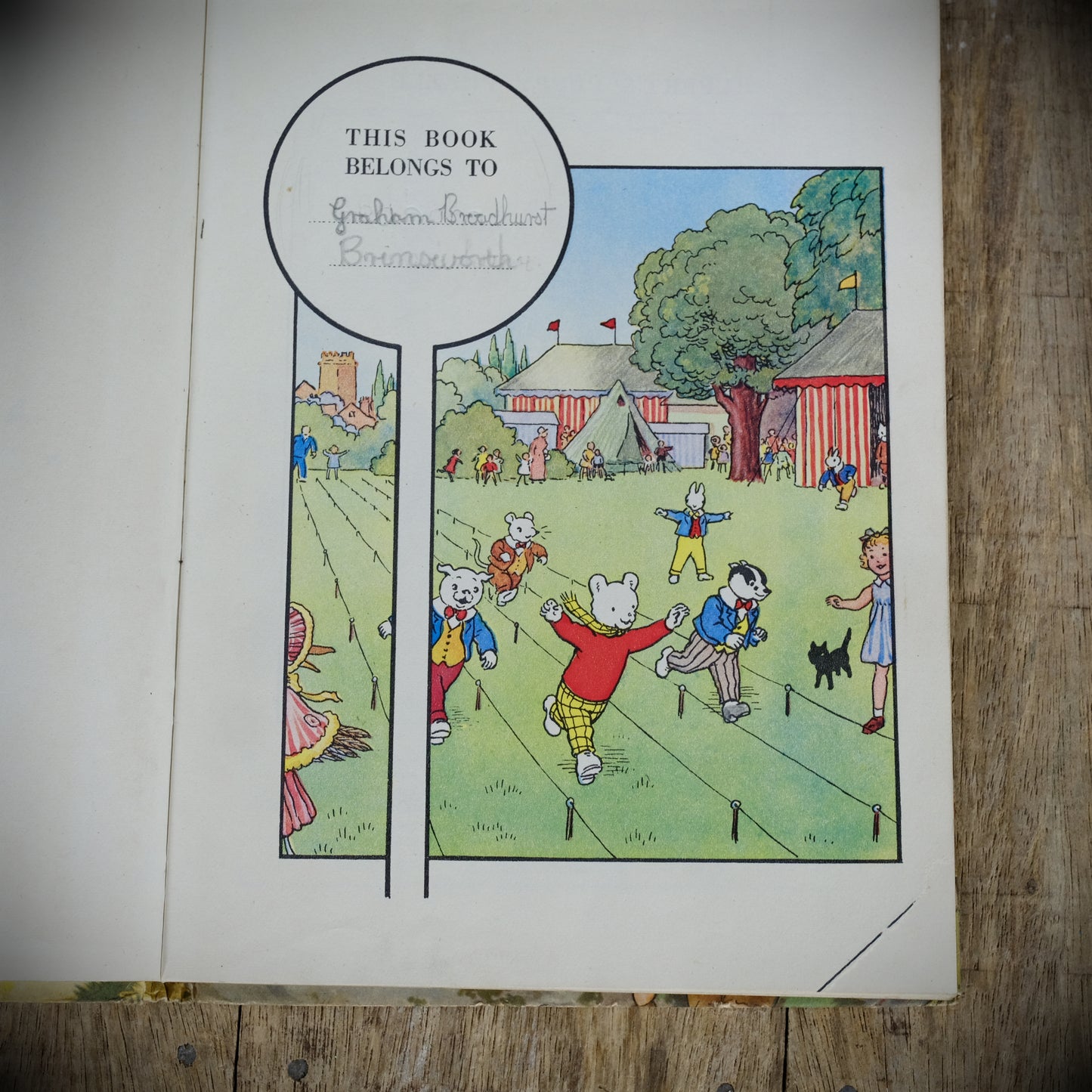 Vintage Daily Express More Rupert Adventures 1952, Bear, Hardcover Annual