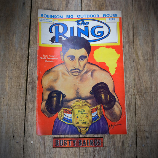 Vintage Boxing Magazine, The Ring April 1952