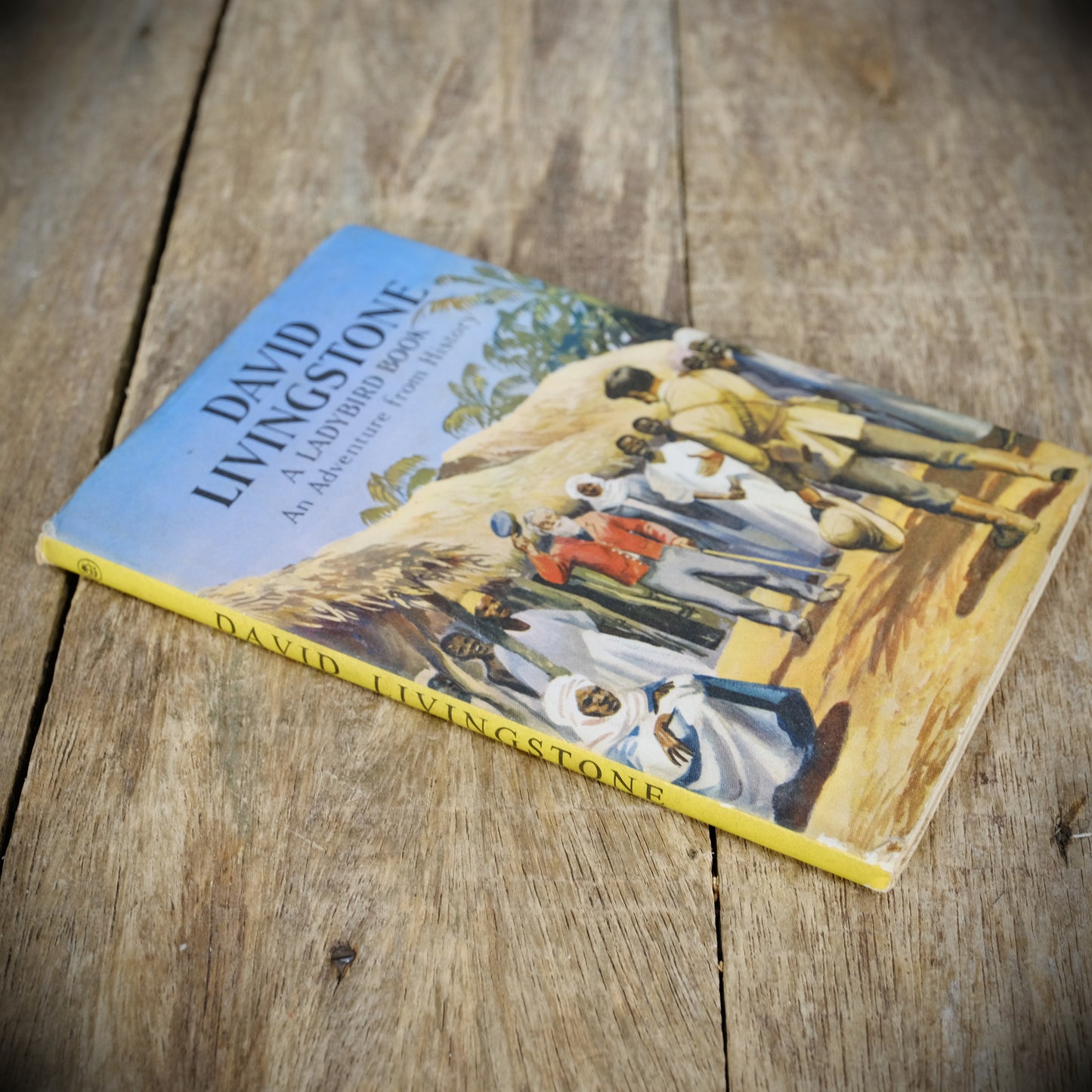 Vintage Ladybird Book, David Livingstone, 2'6 Issue, Matt, Hardcover, Dustwrapper