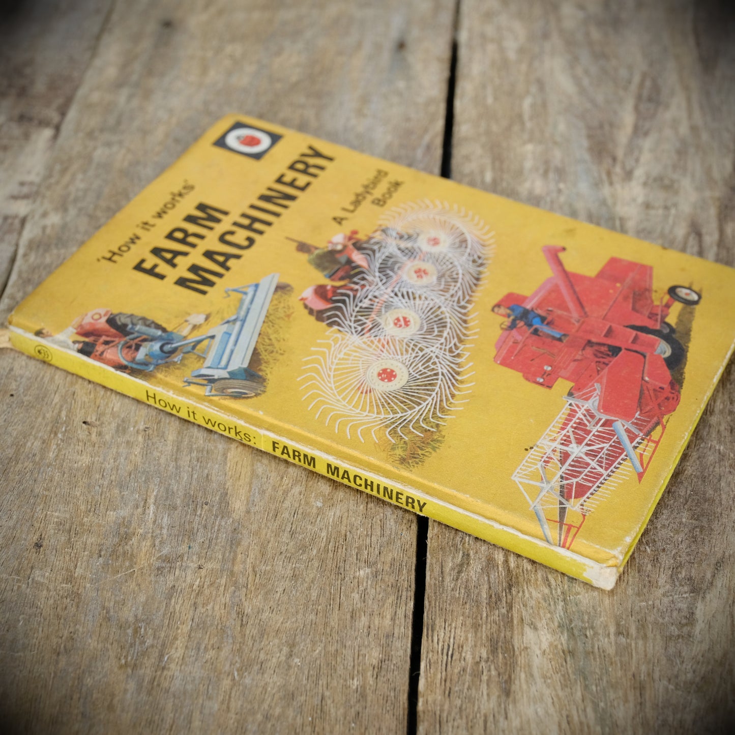 Vintage Ladybird Book, How it Works, Farm Machinery, Hardcover, Matt 12.5p Issue