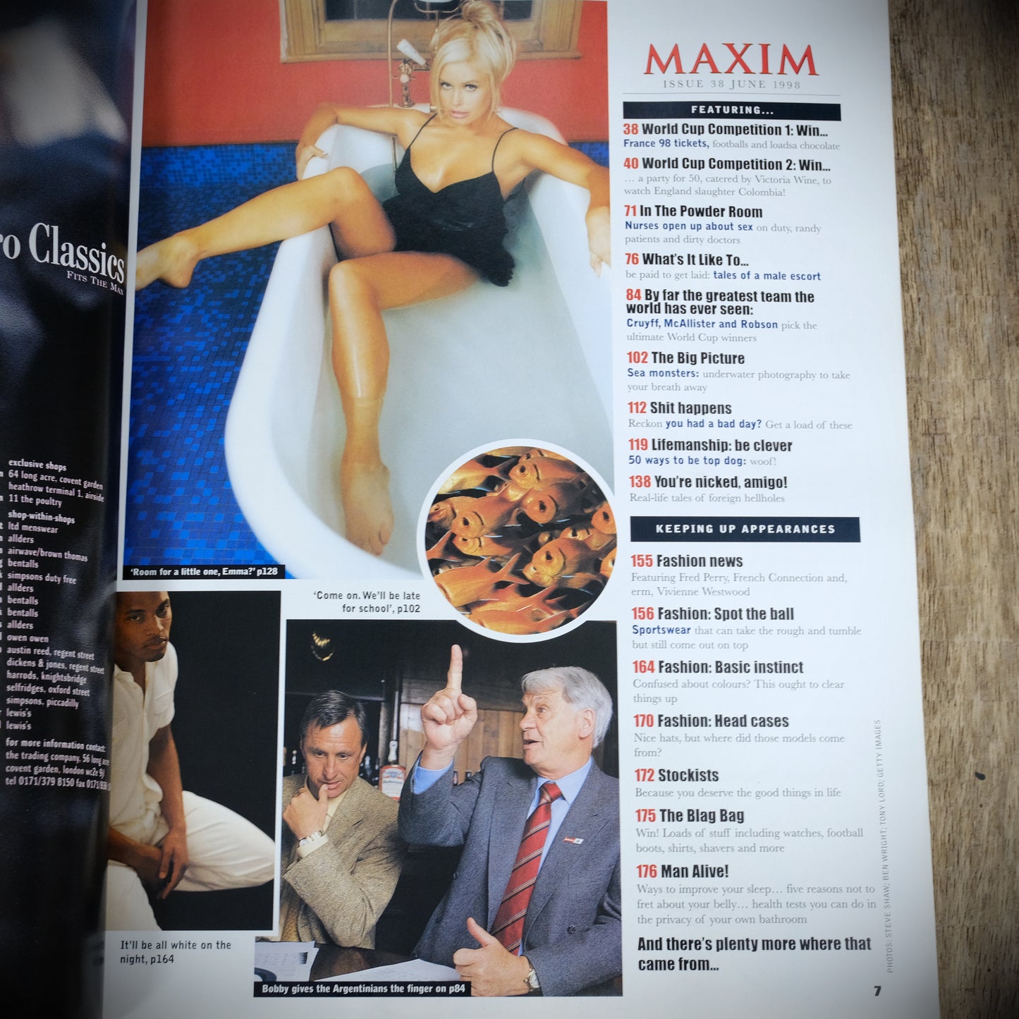 Maxim Magazine June 1998, Emma Harrison, Nicola Charles