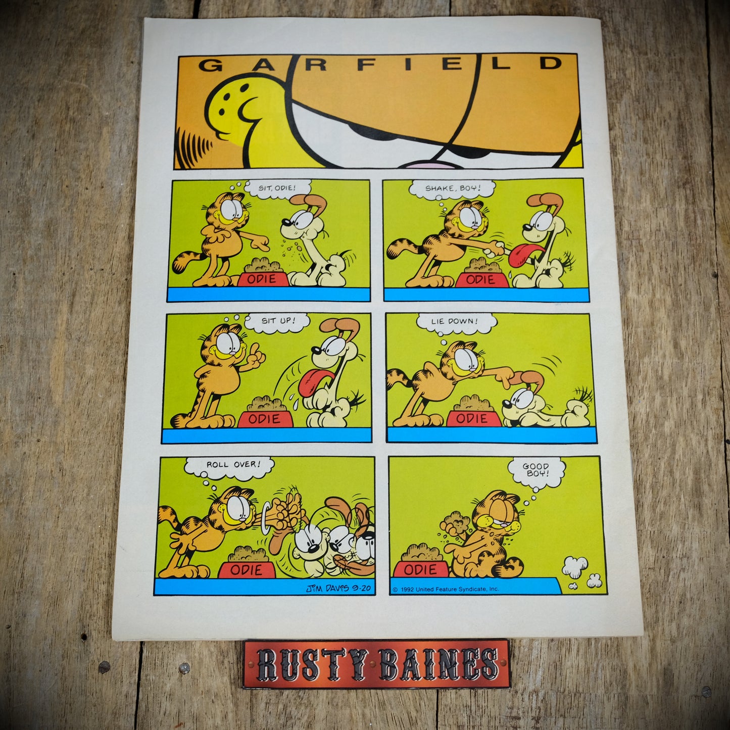 Retro Look-In Magazine 20th February 1993 Beethoven Movie Poster, James Pond Comic Strip, Take That