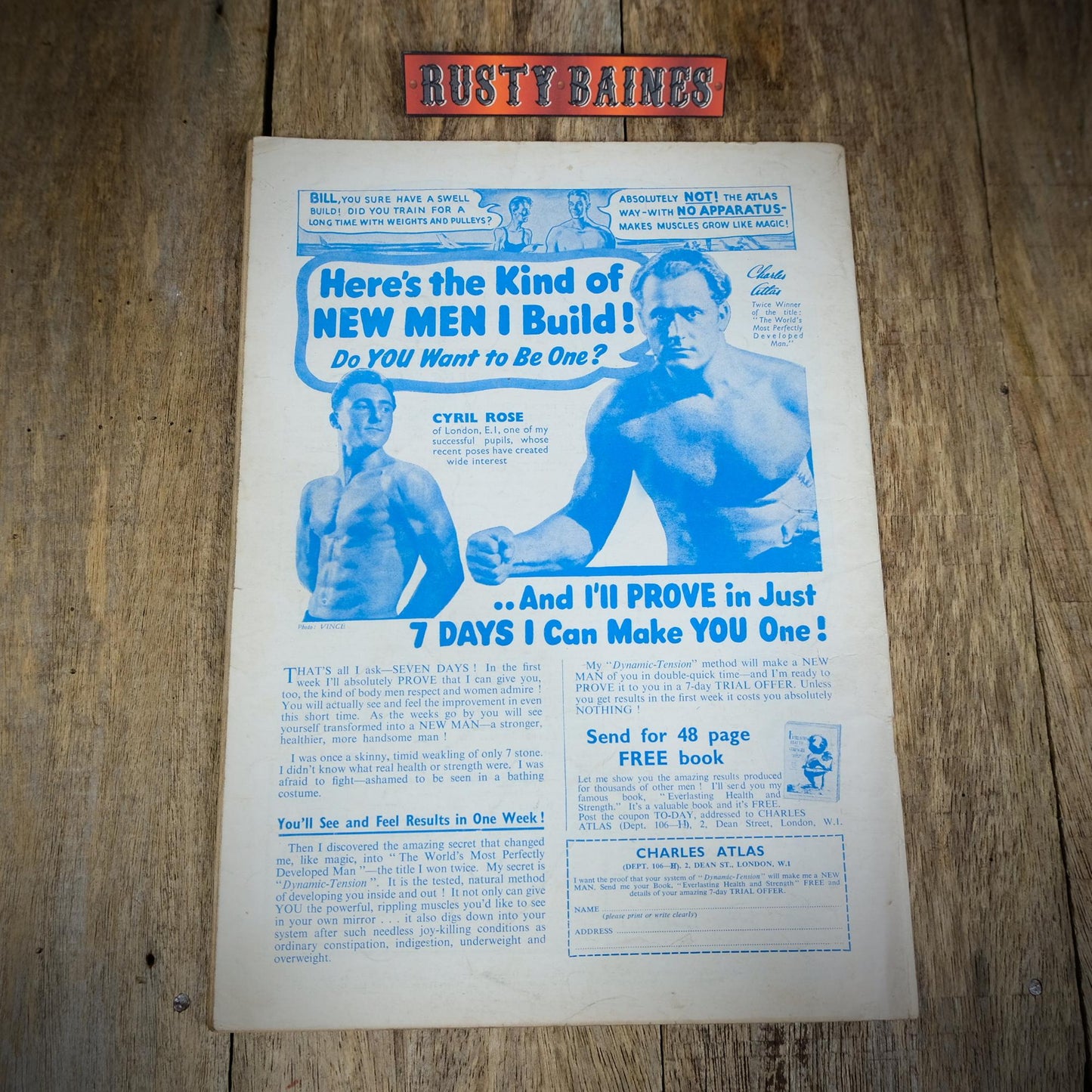 Vintage Boxing Magazine, The Ring, British, August 1952