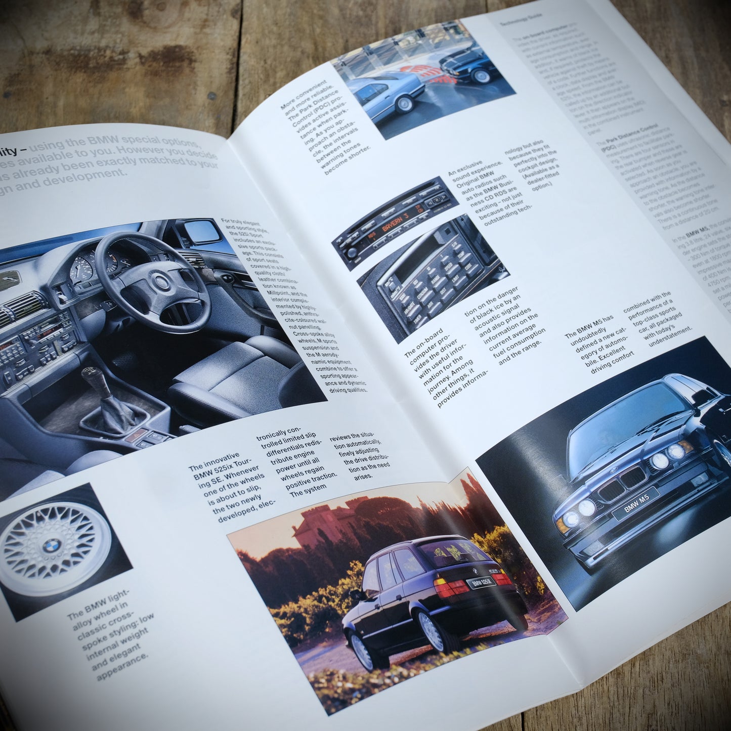 Car Sales Brochure The BMW 5 Series 1995, 518 520 525td 525i 530i 540i